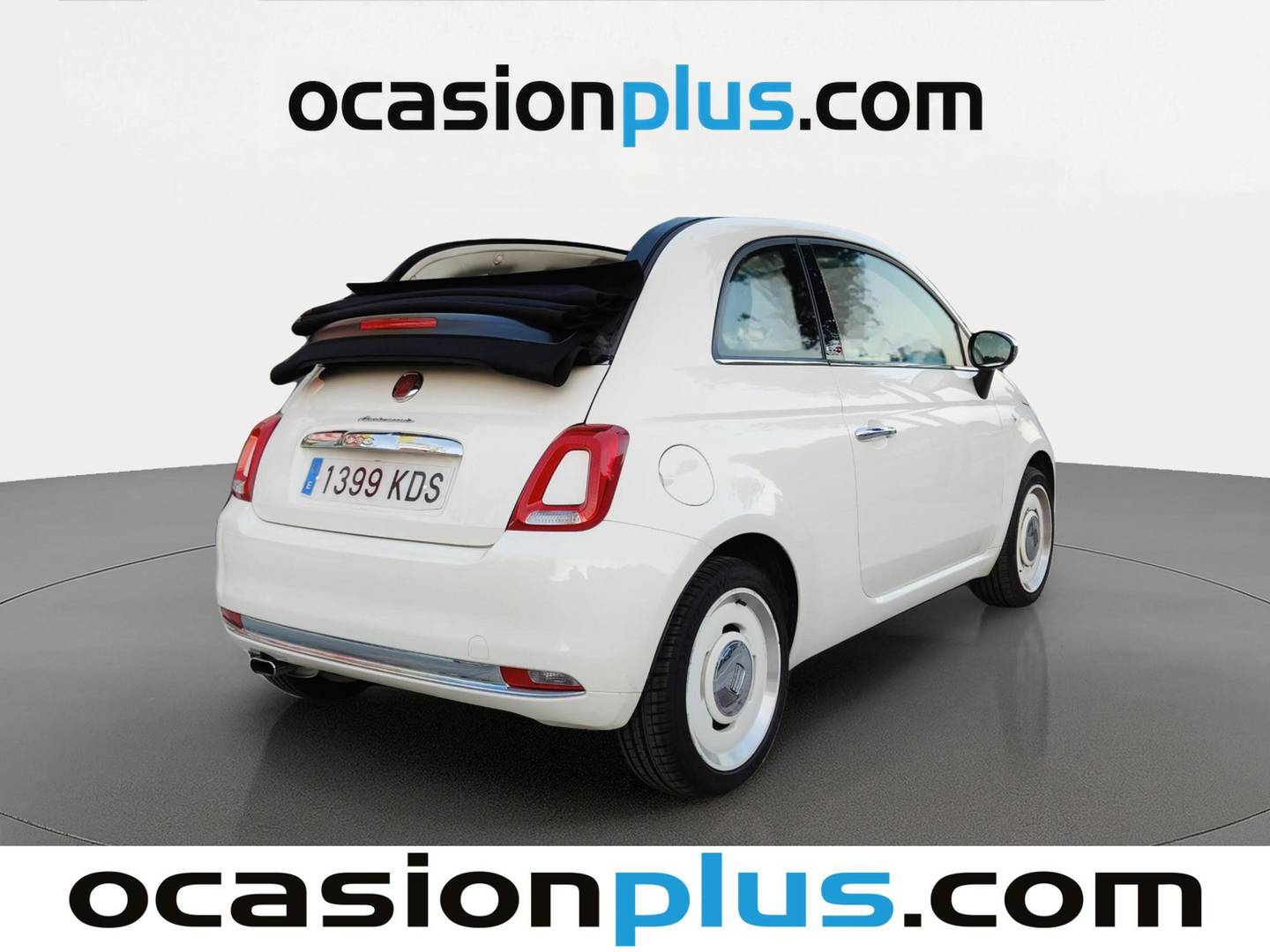 Foto trasera Fiat 500C Fiat 500C 1.2 8v Cabrio Aniversario (69 CV) derecha