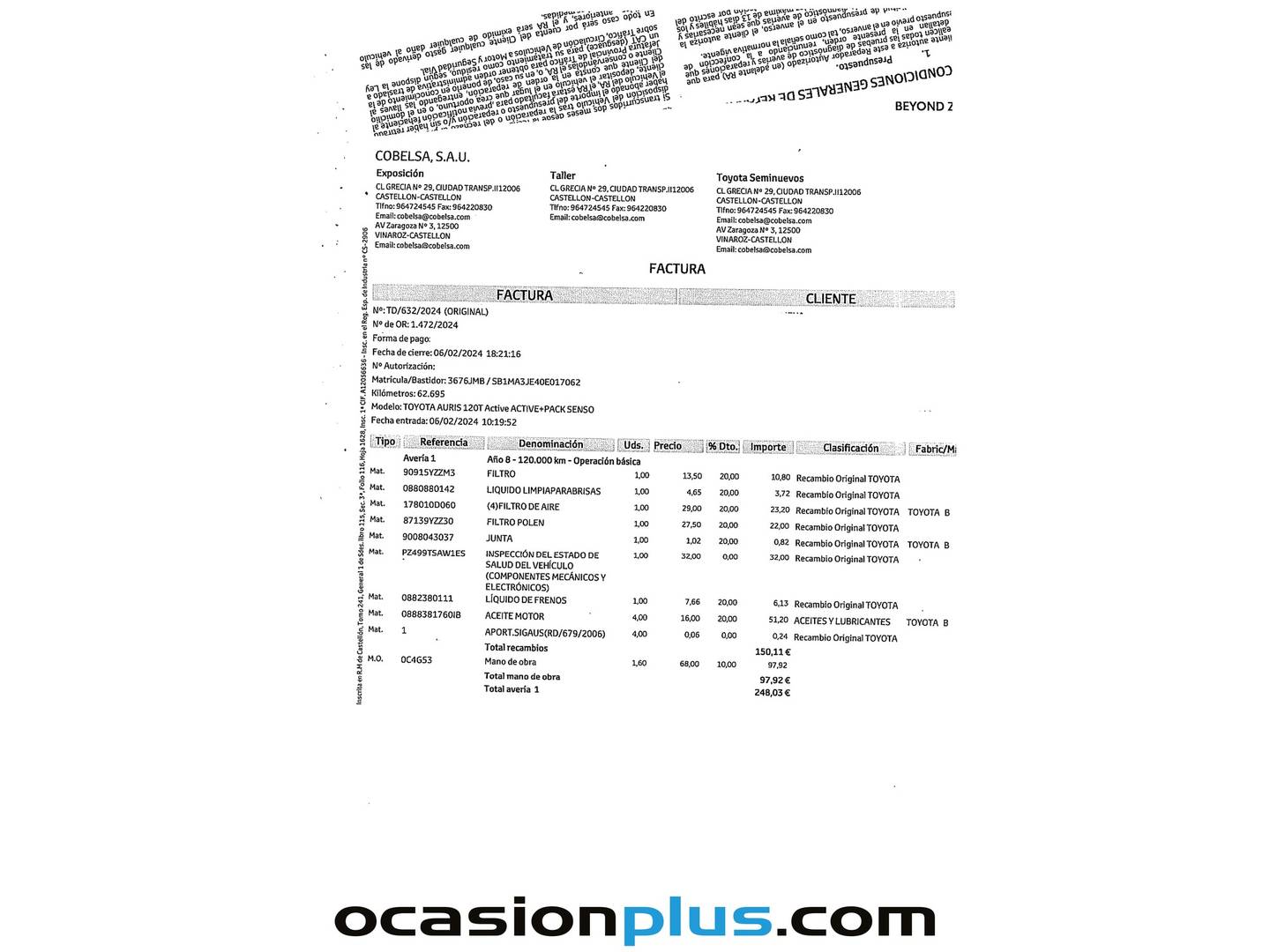 Foto Toyota Auris Toyota Auris 120T Active (116 CV)