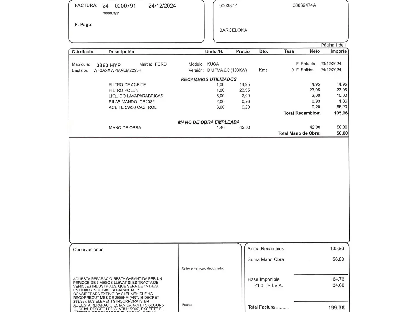 Foto Ford Kuga Ford Kuga 2.0 TDCI Titanium 4x2 (140 CV)