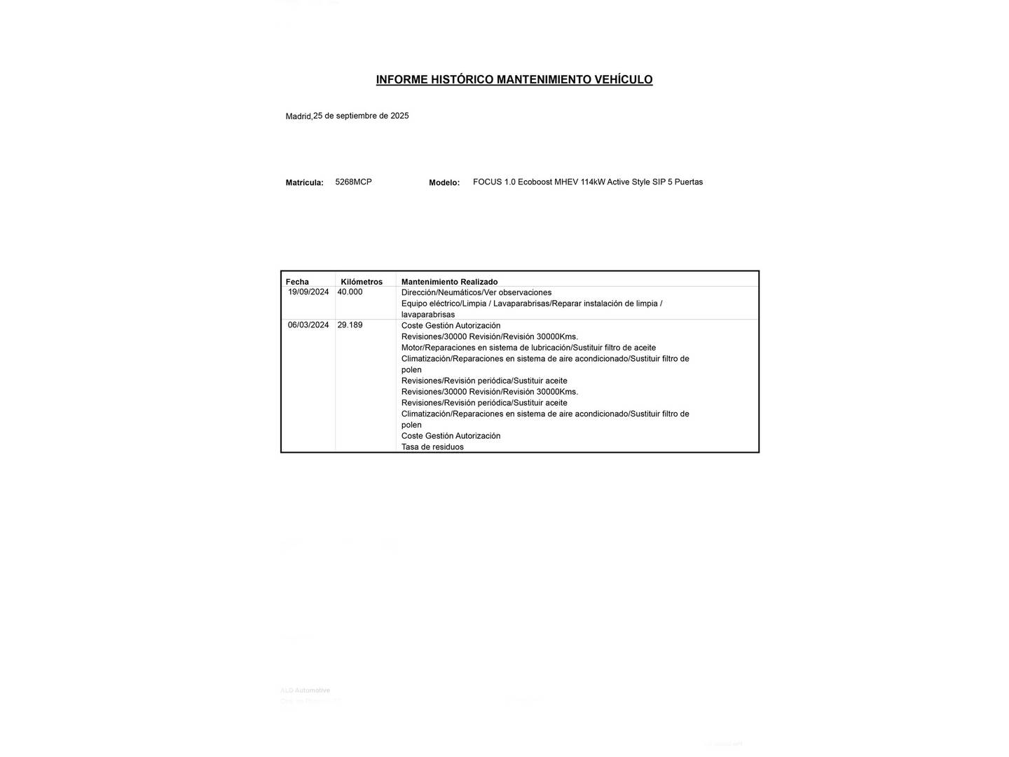 Foto Ford Focus Ford Focus 1.0 Ecoboost MHEV Active (155 CV)