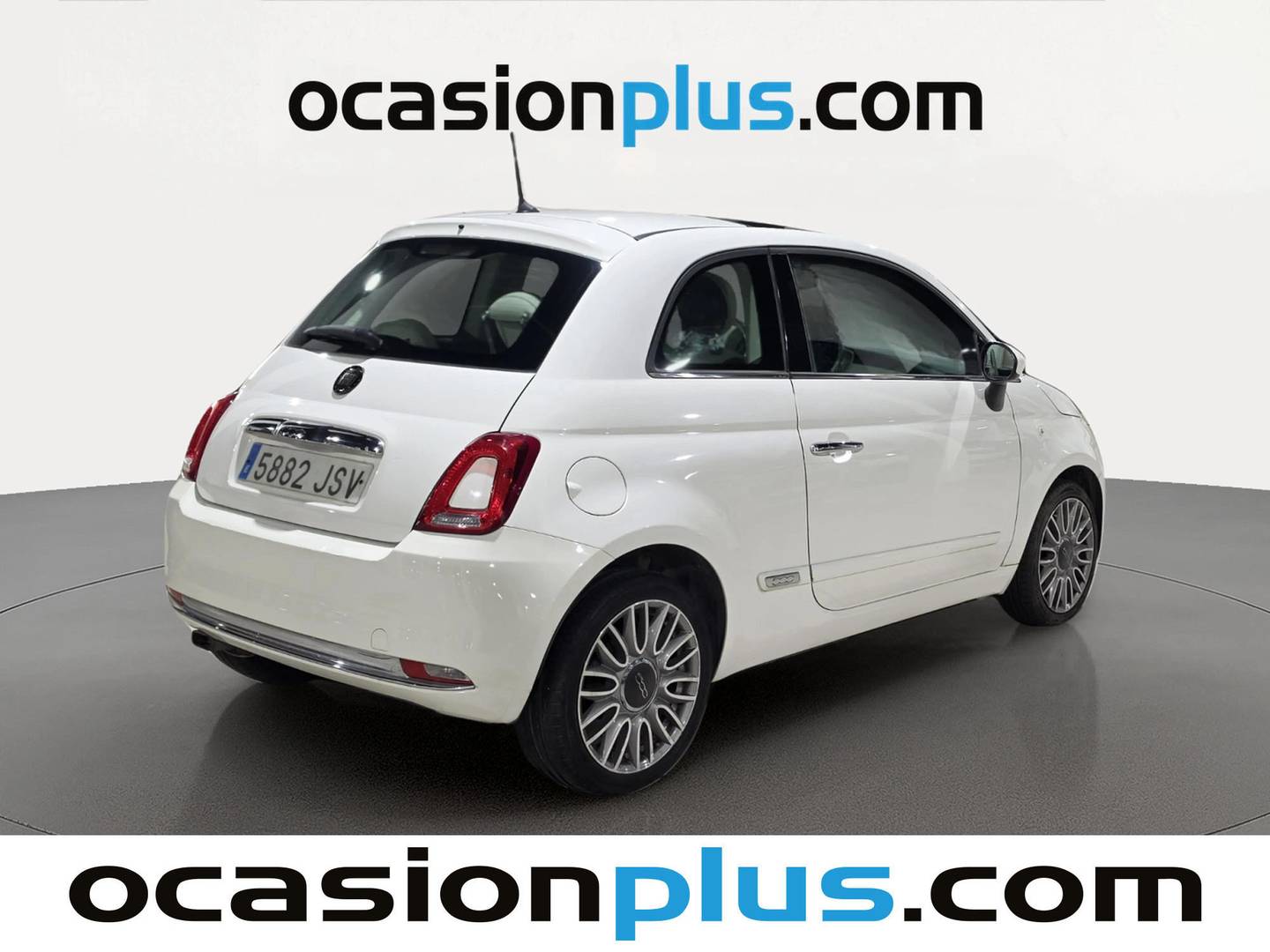 Foto trasera Fiat 500 Fiat 500 1.2 8v Lounge (69 CV) derecha