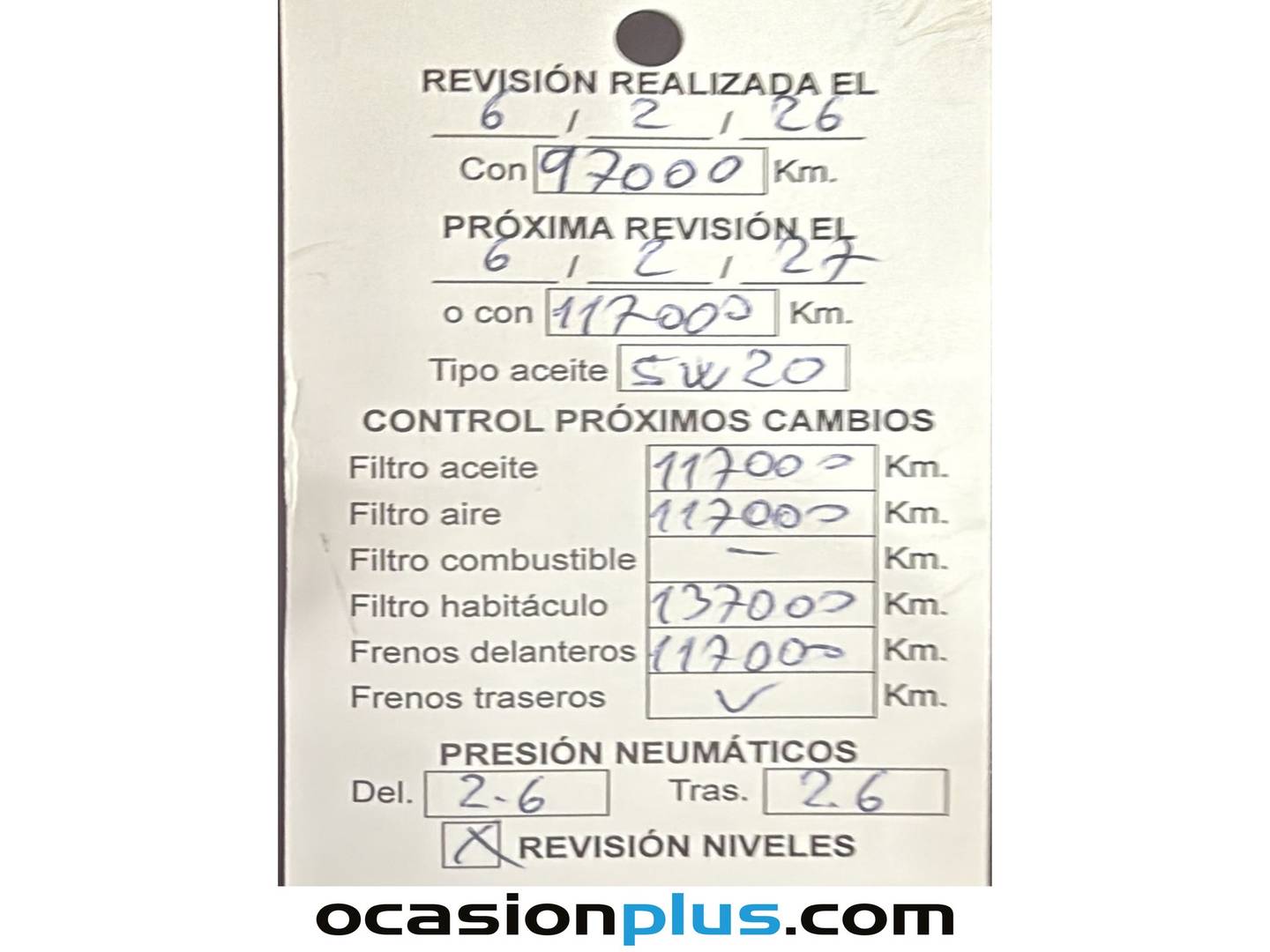 Foto del mantenimiento del Ford Focus Ford Focus 1.0 Ecoboost S&S ST-Line (125 CV)