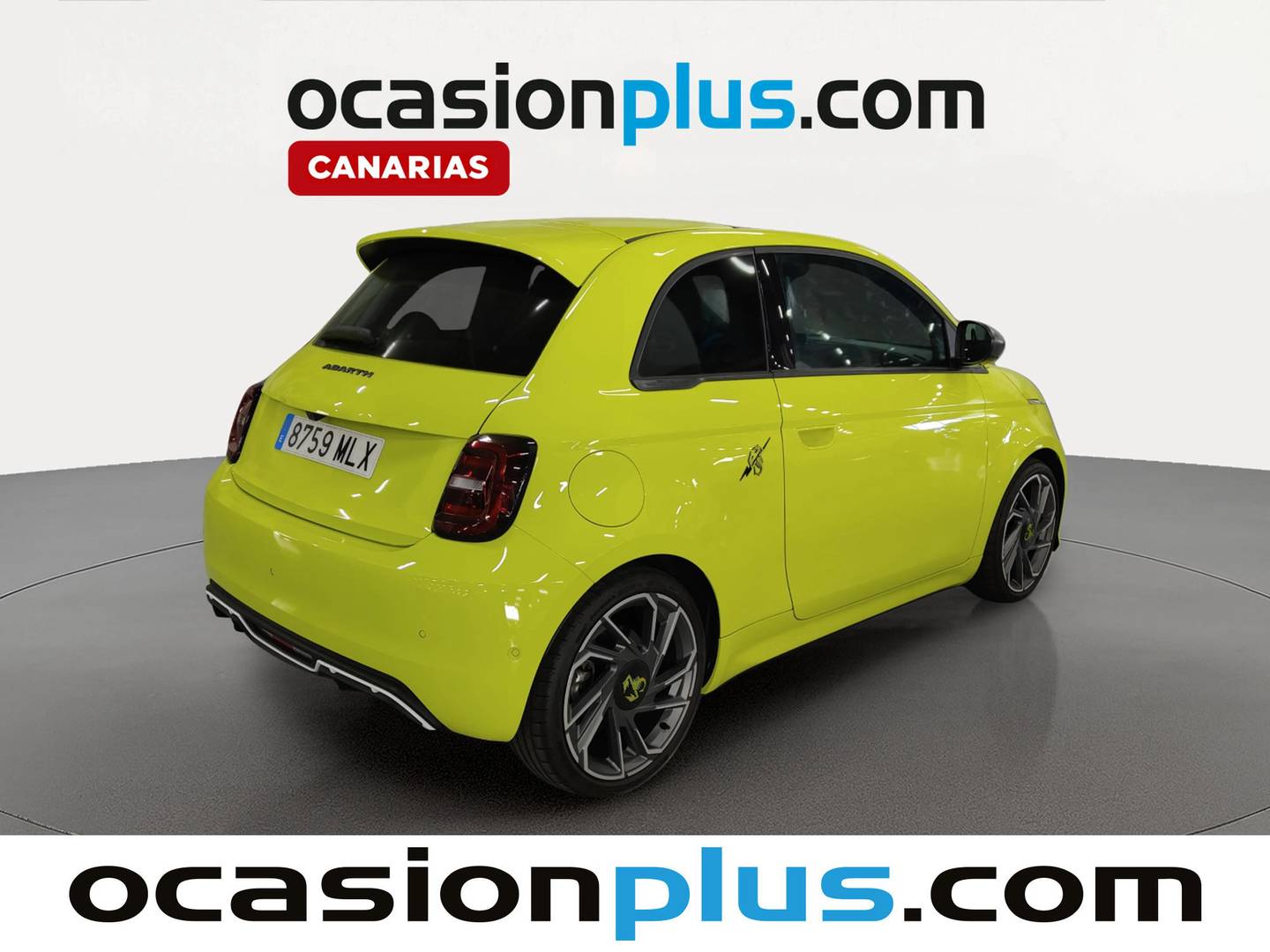 Foto trasera Abarth 500 Abarth 500e 42kwh Scorpionissima (155 CV) derecha