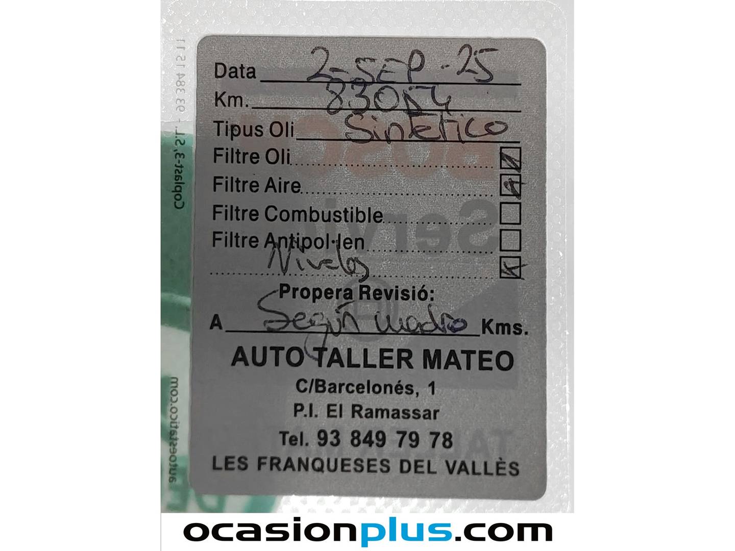 Foto del mantenimiento del Volkswagen Golf Volkswagen Golf Variant Life 1.5 eTSI (131 CV) DSG