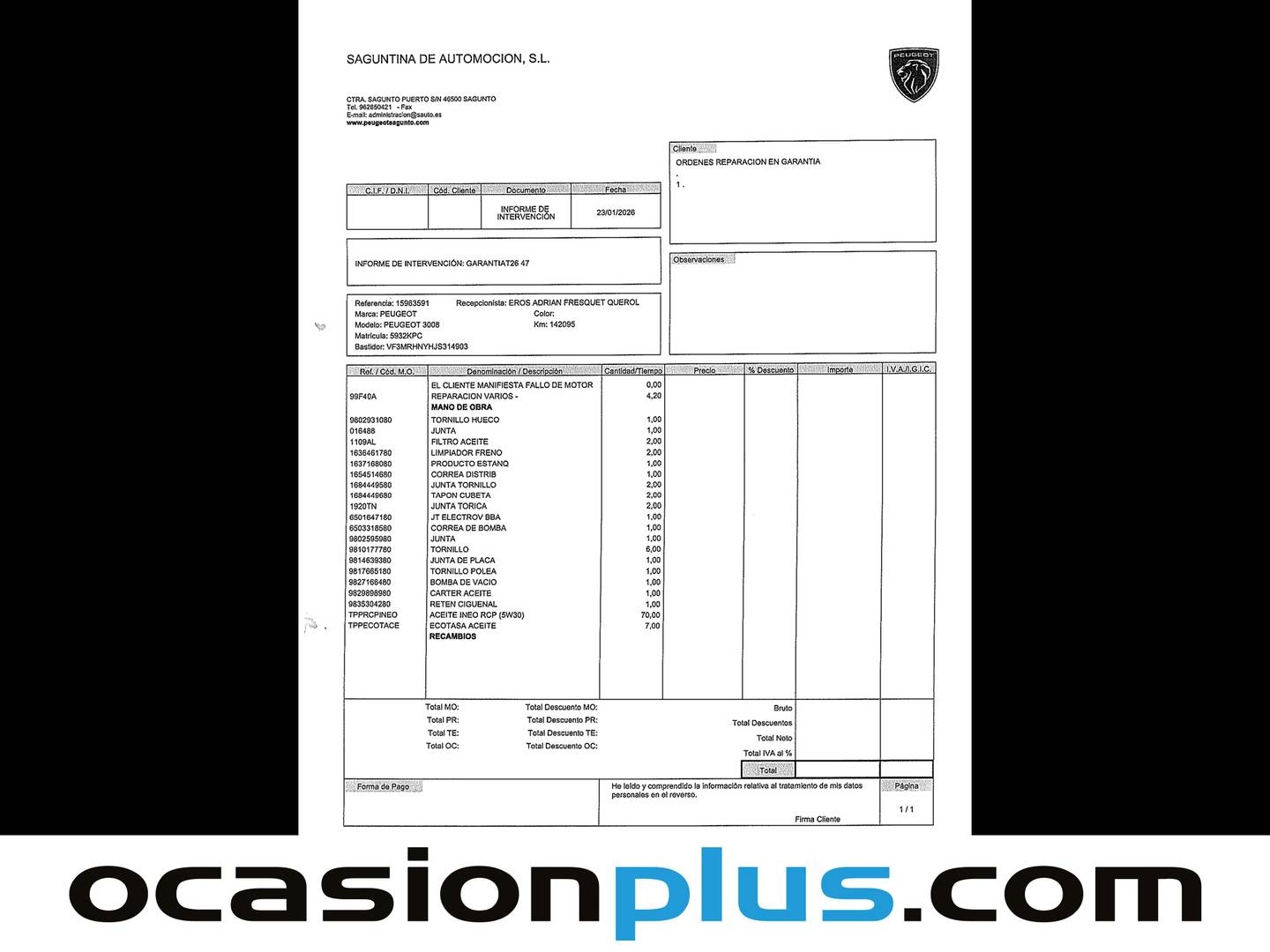 Foto Peugeot 3008 Peugeot 3008 PureTech 130 S&S GT Line (130 CV)