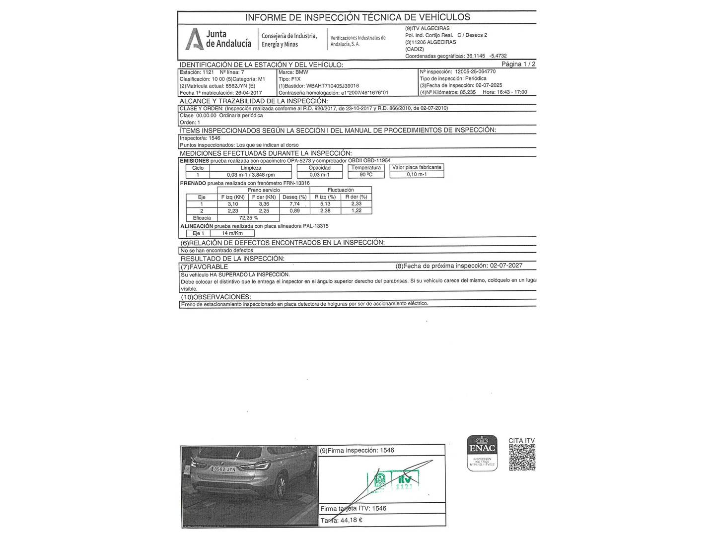 BMW X1 BMW X1 sDrive18d (150 CV) de segunda mano