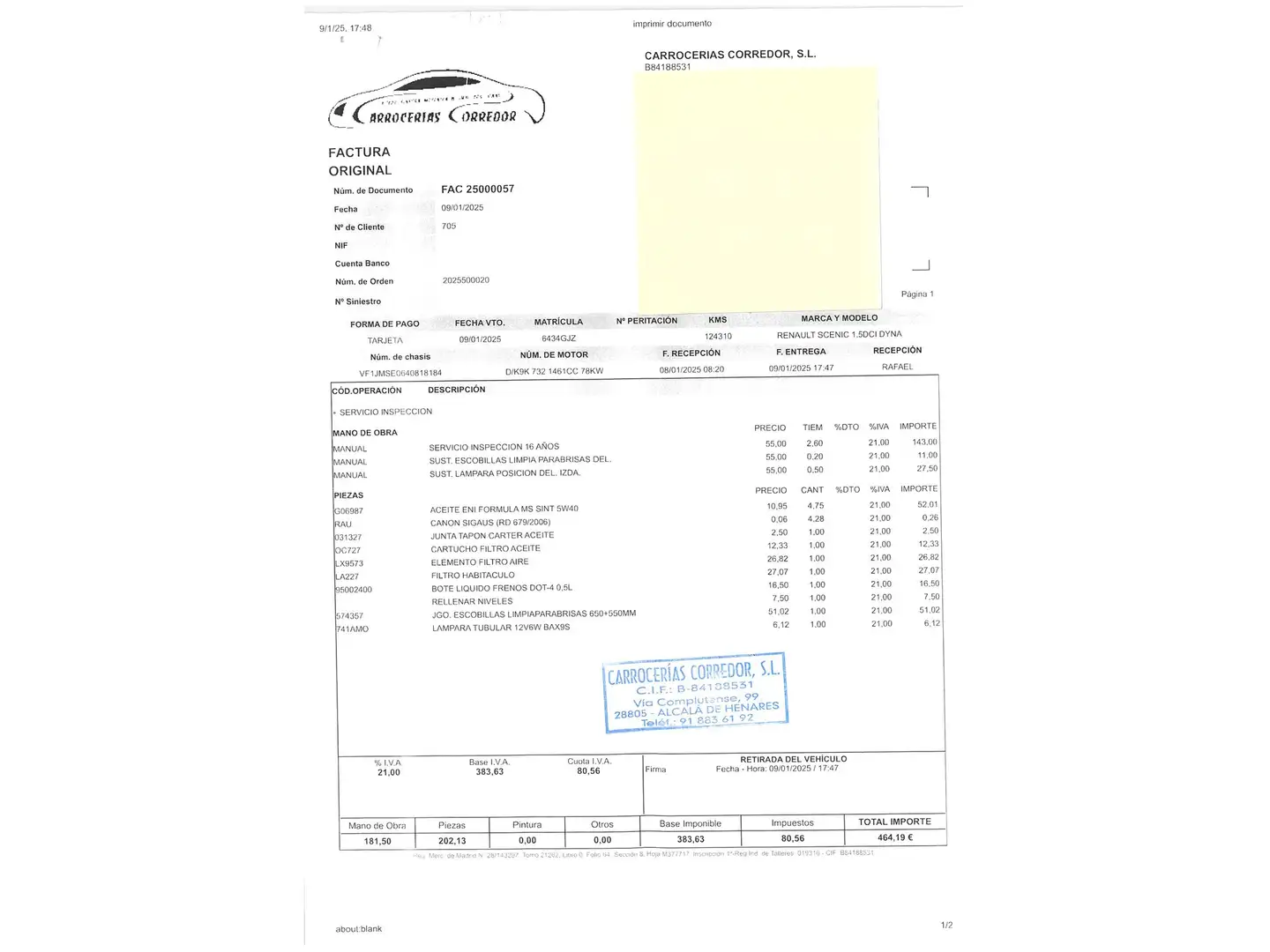 Foto Renault Scénic Renault Scenic Dynamique 1.5 dCi (105 CV)