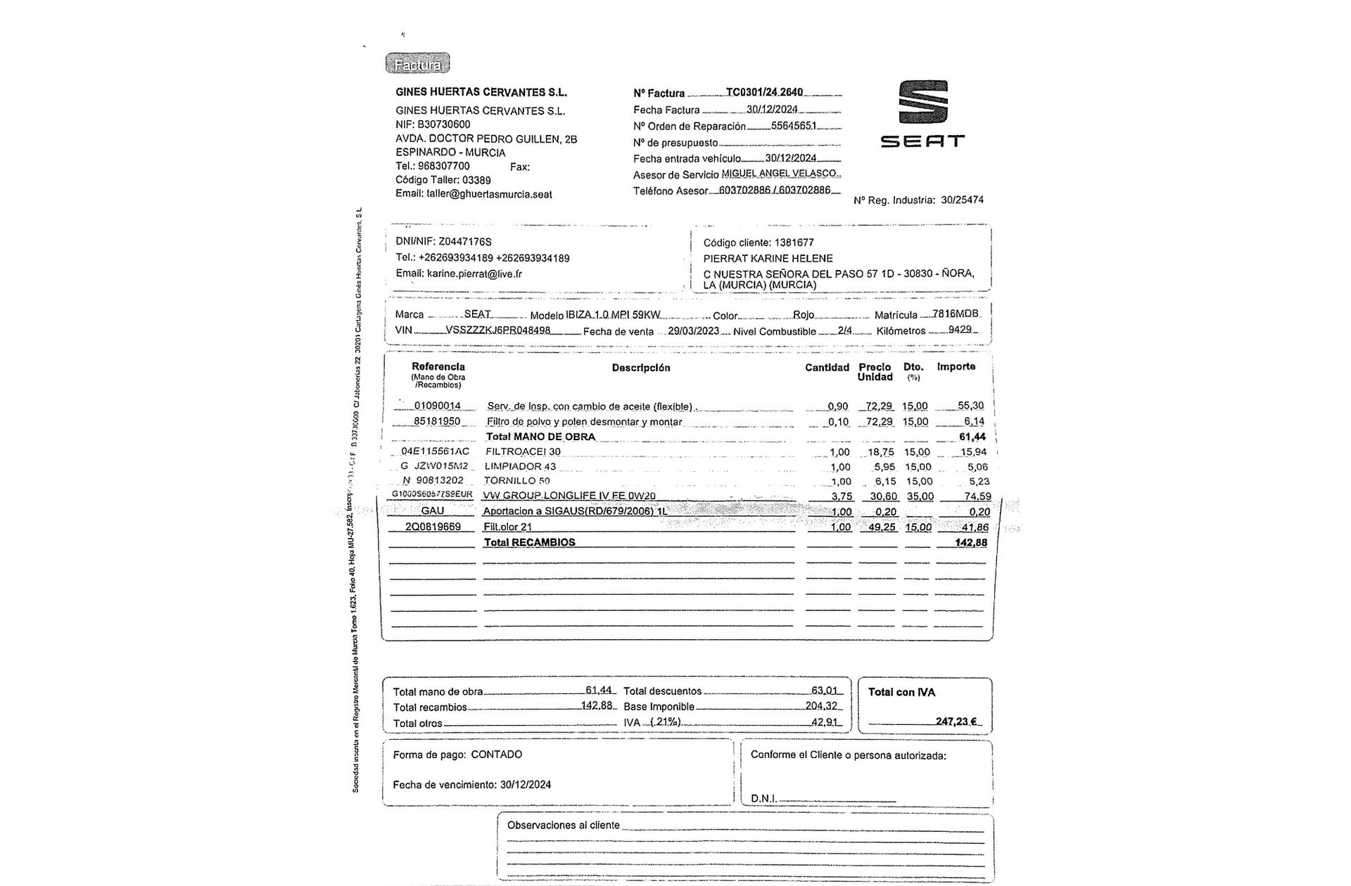 SEAT Ibiza 1.0 MPI Reference XM Edition - foto 22