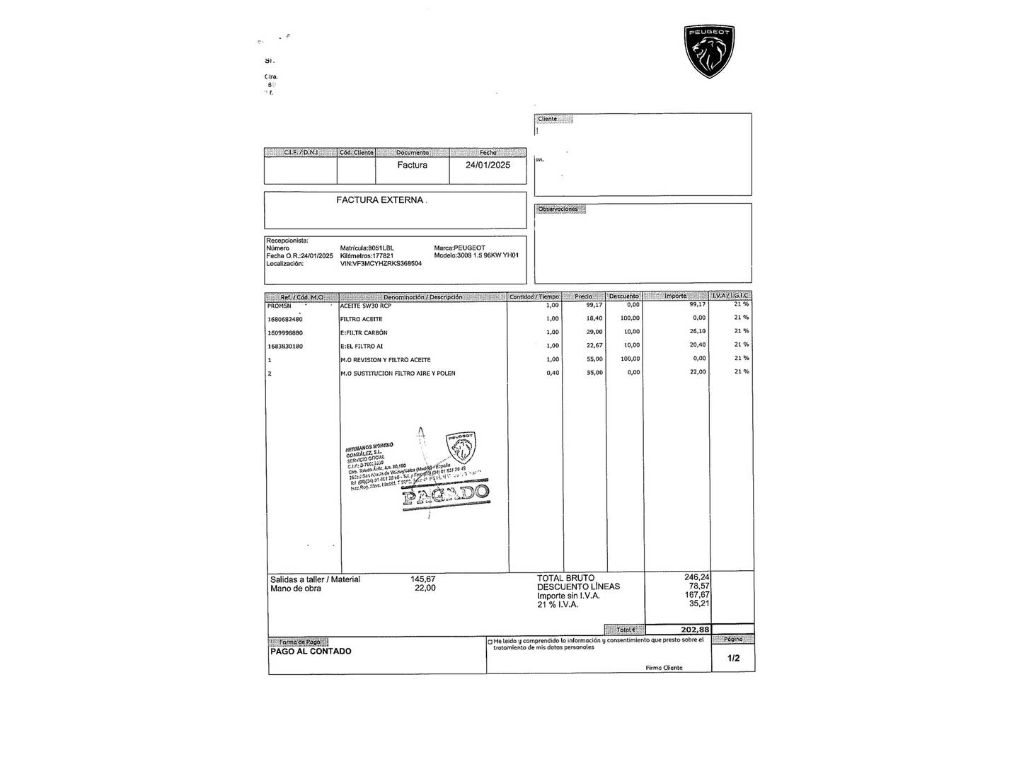 Foto Peugeot 3008 Peugeot 3008 BlueHDI 130 S&S Allure (130 CV)