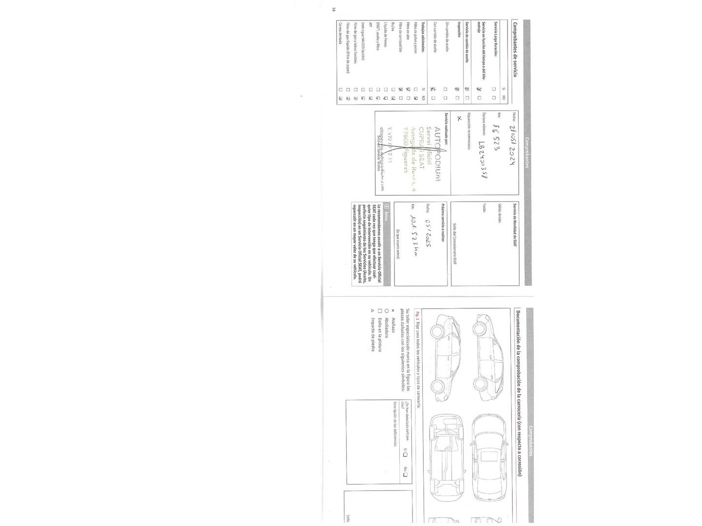 Foto del mantenimiento del Seat León Seat León ST 1.6 TDI S&S Style Plus (115 CV)