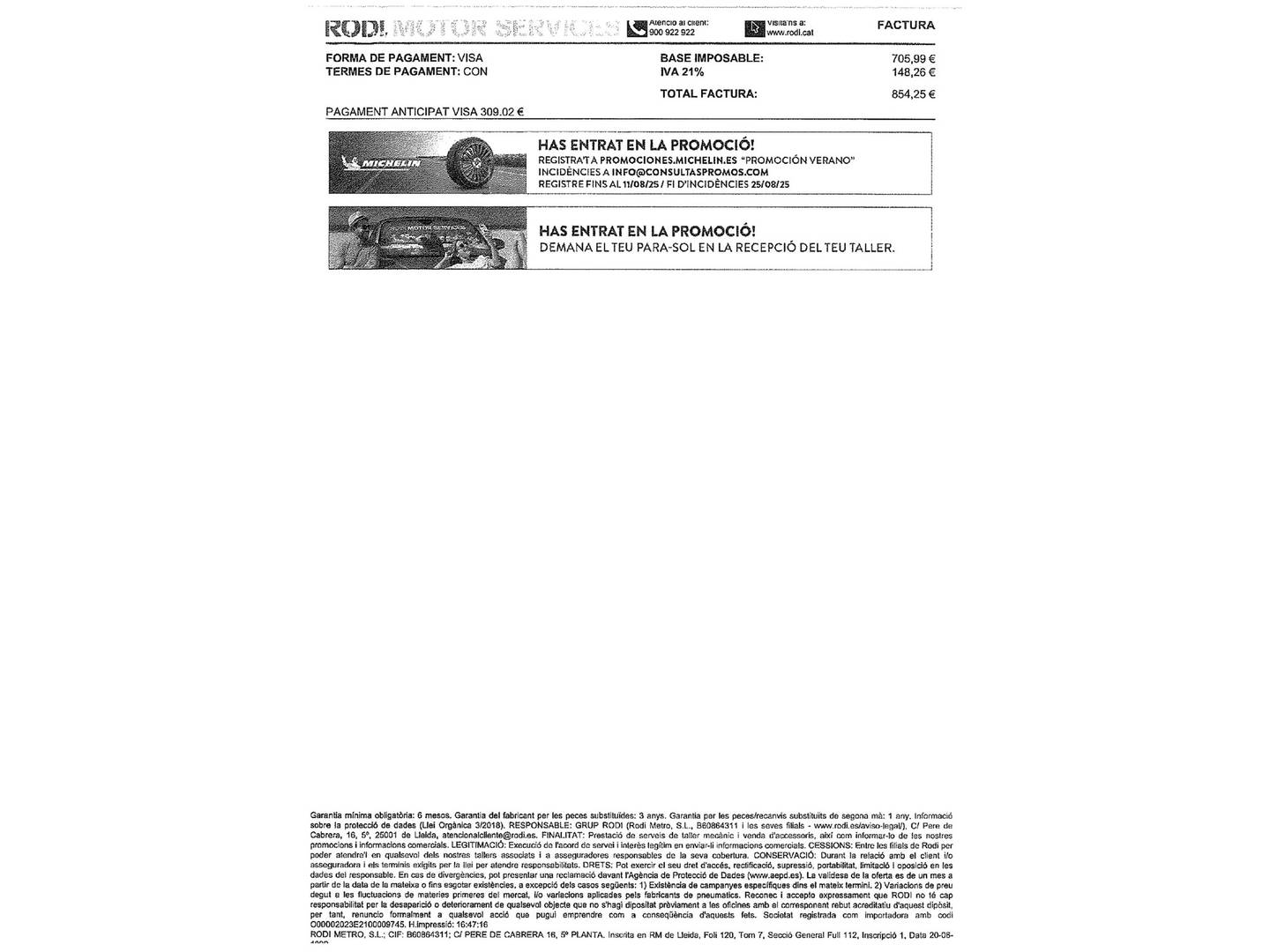 Foto del mantenimiento del Seat Ibiza Seat Ibiza 1.0 TSI FR (110 CV)