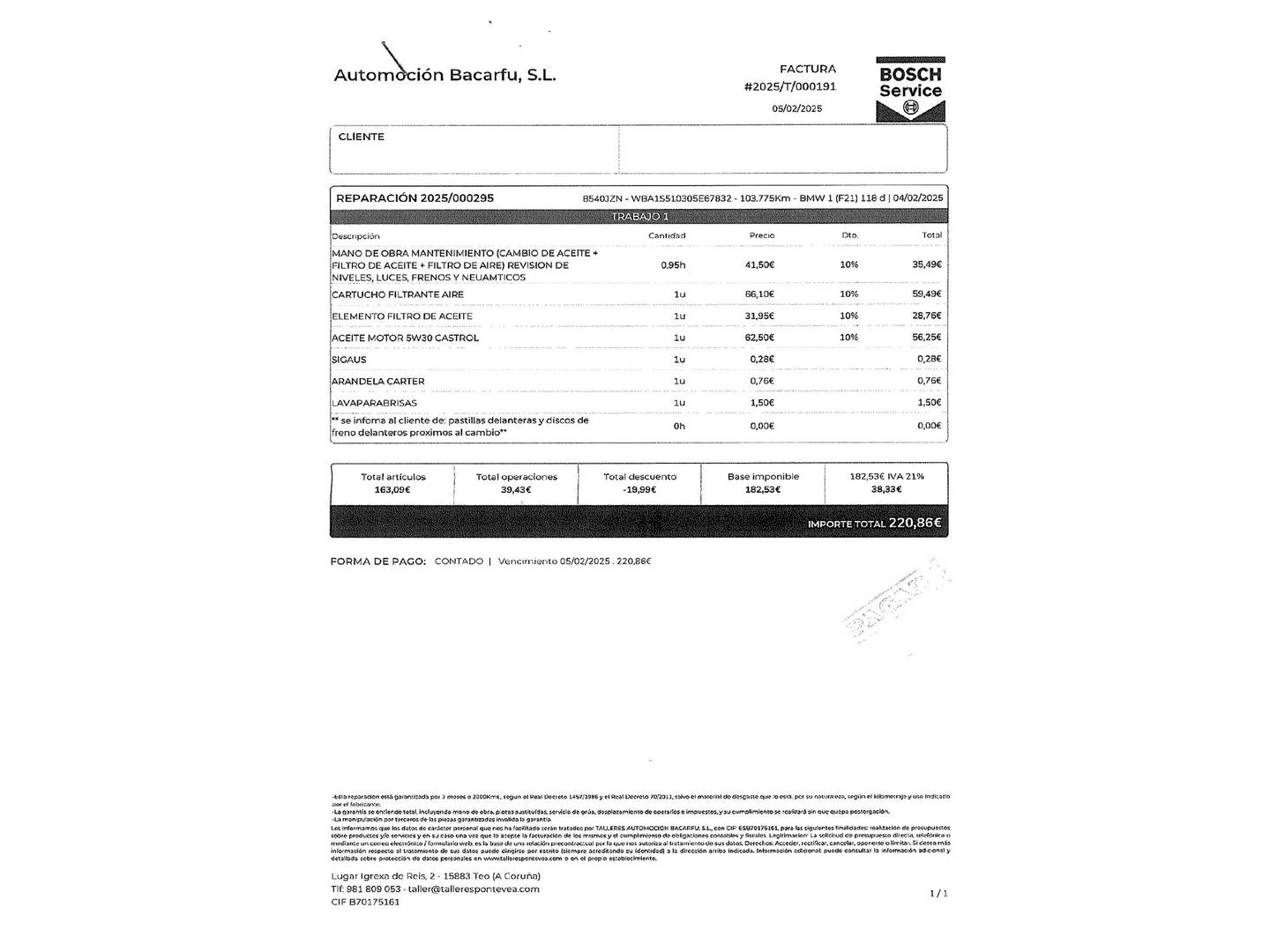 Foto BMW Serie 1 BMW Serie 1 118d (150 CV)