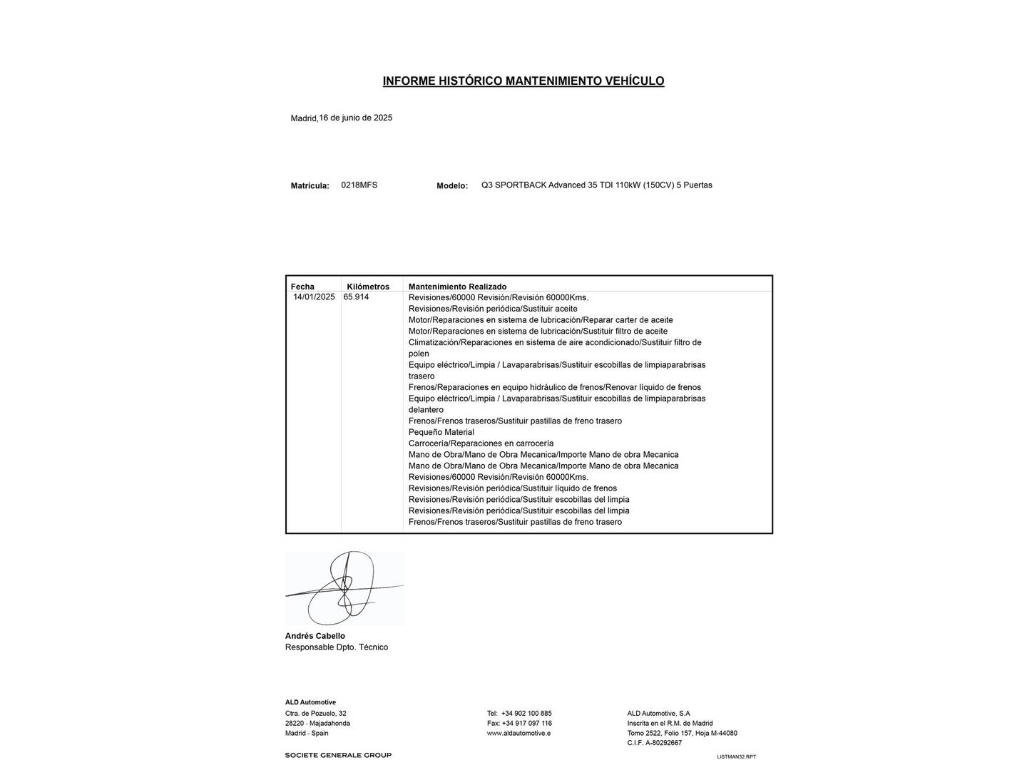 Foto Audi Q3 Sportback Audi Q3 Sportback Advanced 35 TDI (150 CV)