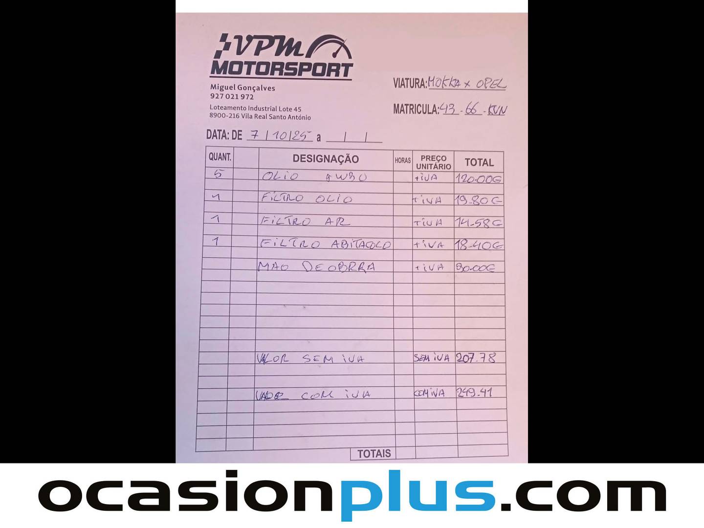 Foto del mantenimiento del Opel Mokka X Opel Mokka X 1.4 Turbo Innovation 4X2 Auto (140 CV)
