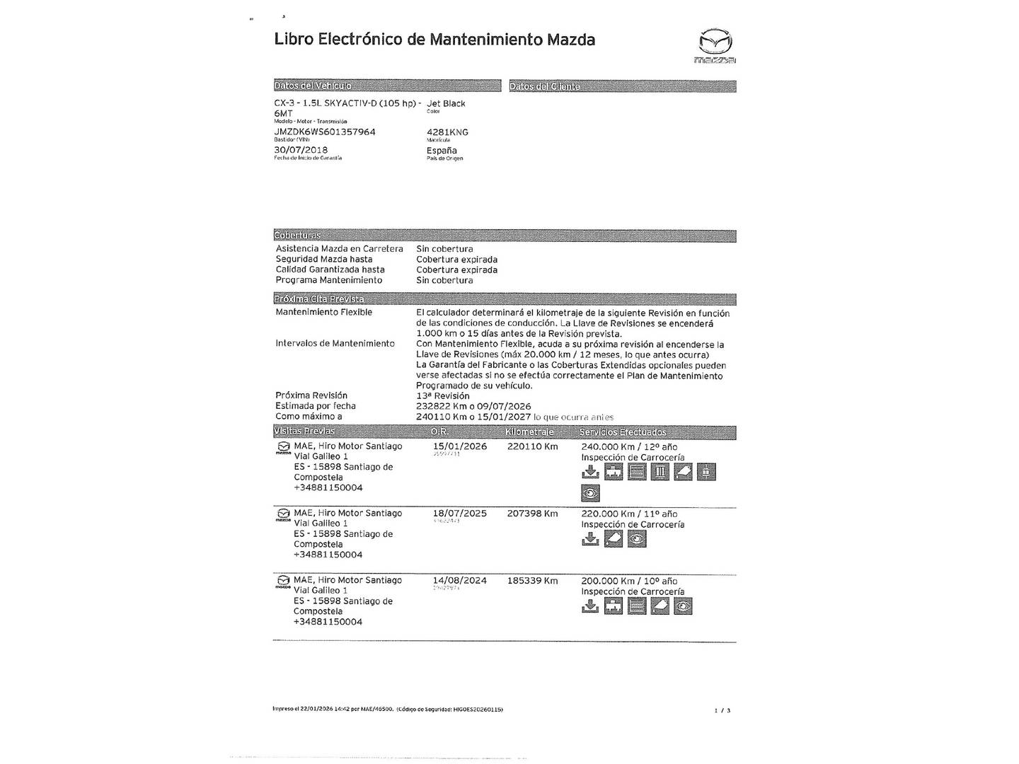 Foto Mazda CX-3 Mazda CX-3 1.5 DE SKYACTIV Luxury 2WD 77 kW (105 CV)