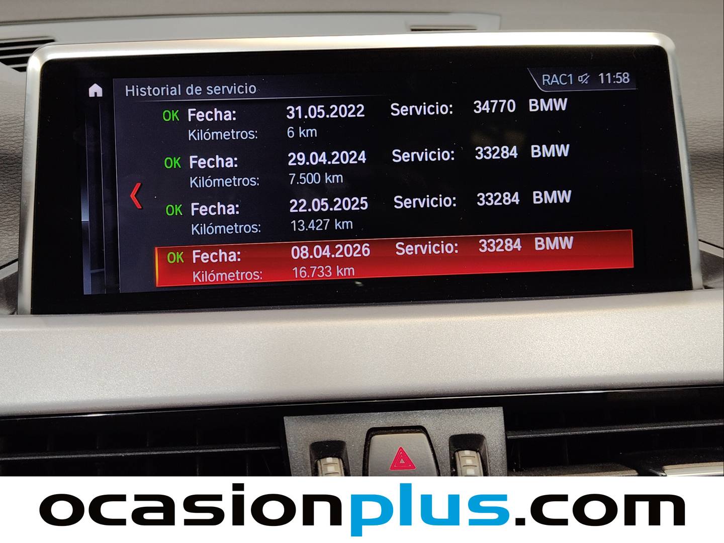 Foto del mantenimiento del BMW X1 BMW X1 sDrive18d (150 CV)