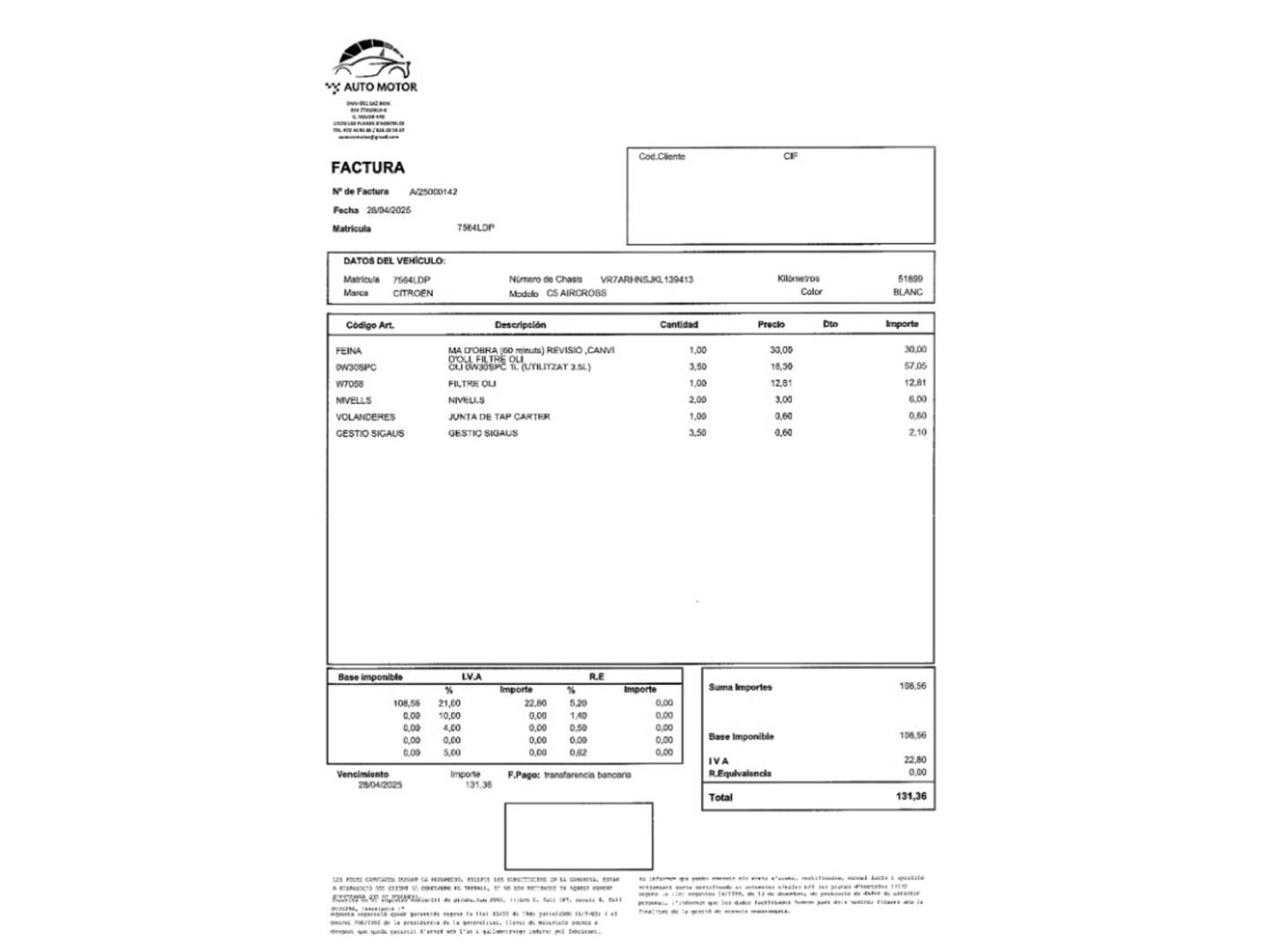 Foto Citroën C5 Aircross Citroen C5 Aircross PureTech 130 S&S Feel (131 CV)