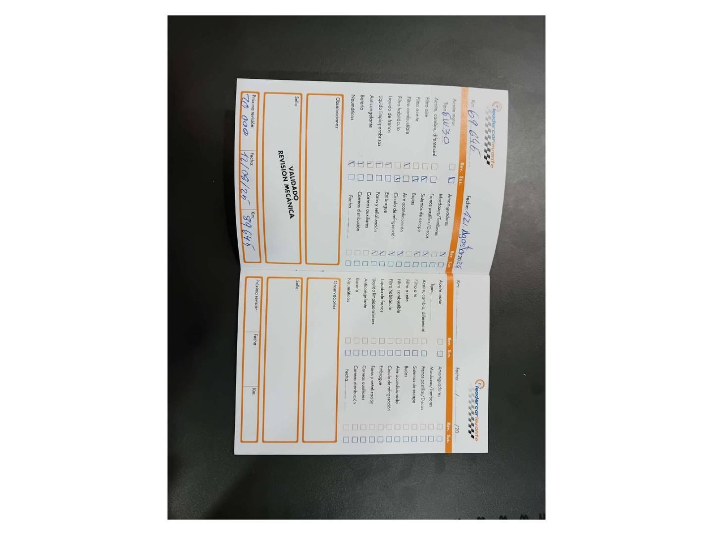 Foto del mantenimiento del BMW Serie 2 BMW Serie 2 218i Coupe (136 CV)