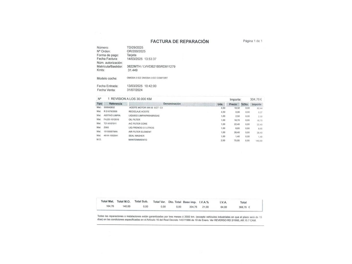 Foto OMODA 5 Omoda 5 1.6 T-GDI Comfort DCT  (185 CV)