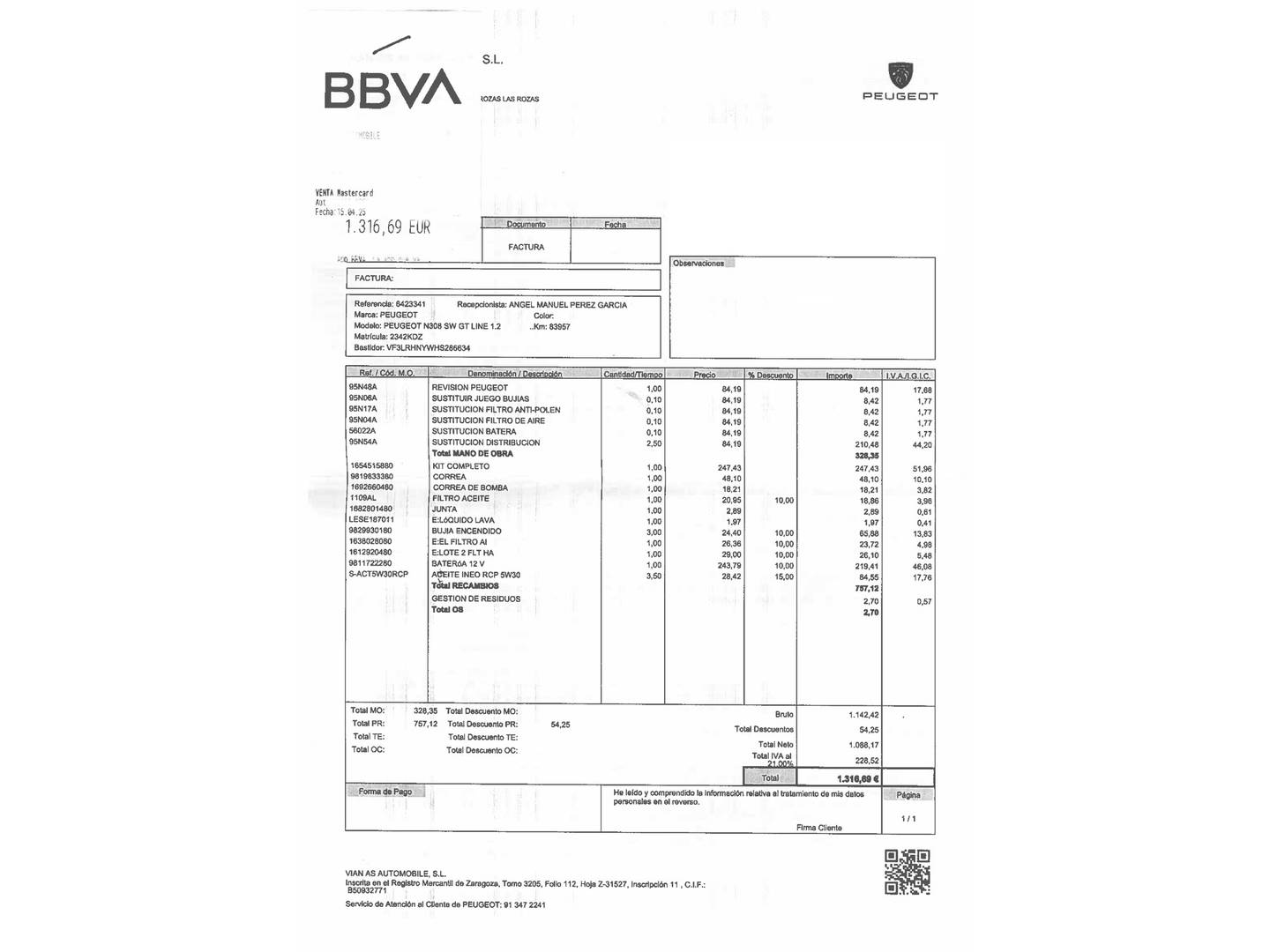 Foto Peugeot 308 Peugeot 308 SW SW 1.2 PureTech GT Line EAT6 (130 CV)