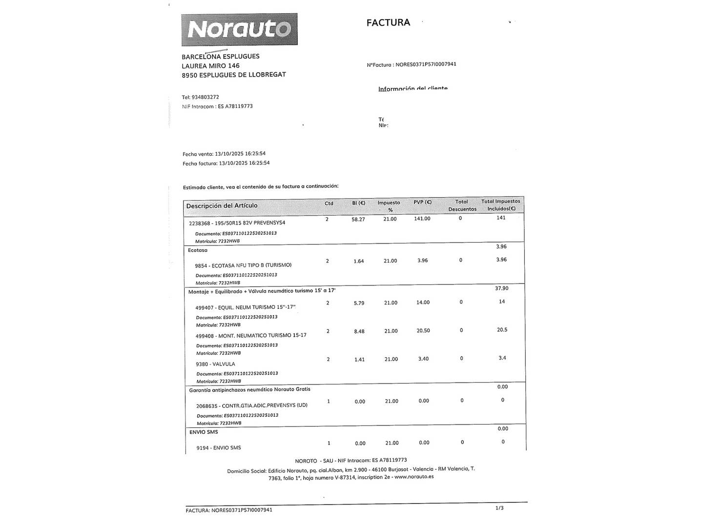 Foto del mantenimiento del Smart fortwo Smart ForTwo Coupe 52 mhd Pulse (71 CV)