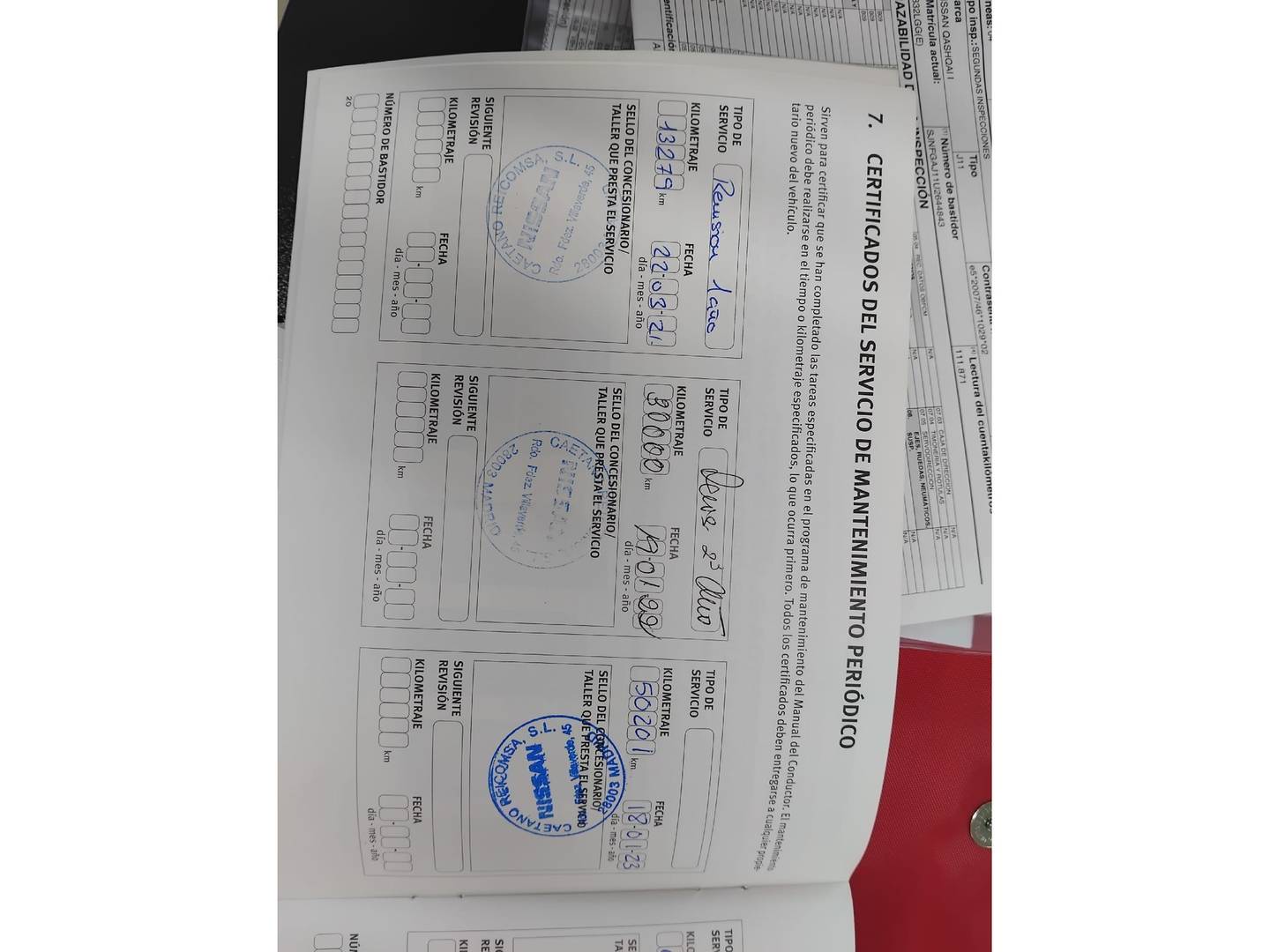 Foto del mantenimiento del Nissan QASHQAI Nissan Qashqai dCi 150 N-Connecta (150 CV)