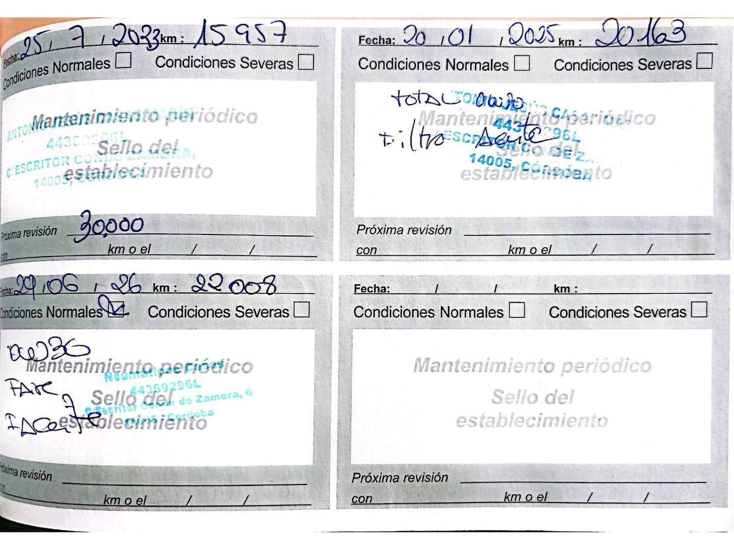 Foto del mantenimiento del Citroën C4 Citroën C4 BlueHDi 100 Feel Edition (99 CV)