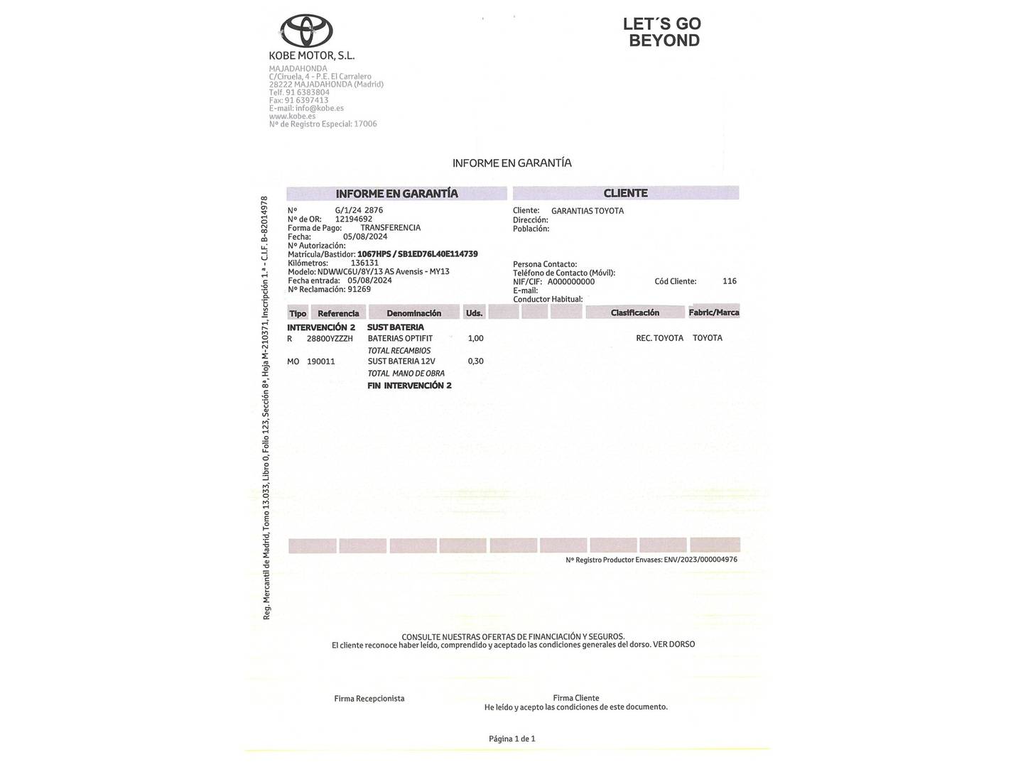 Toyota Avensis Toyota Avensis 120D Cross Sport Advance (124 CV) seminuevo