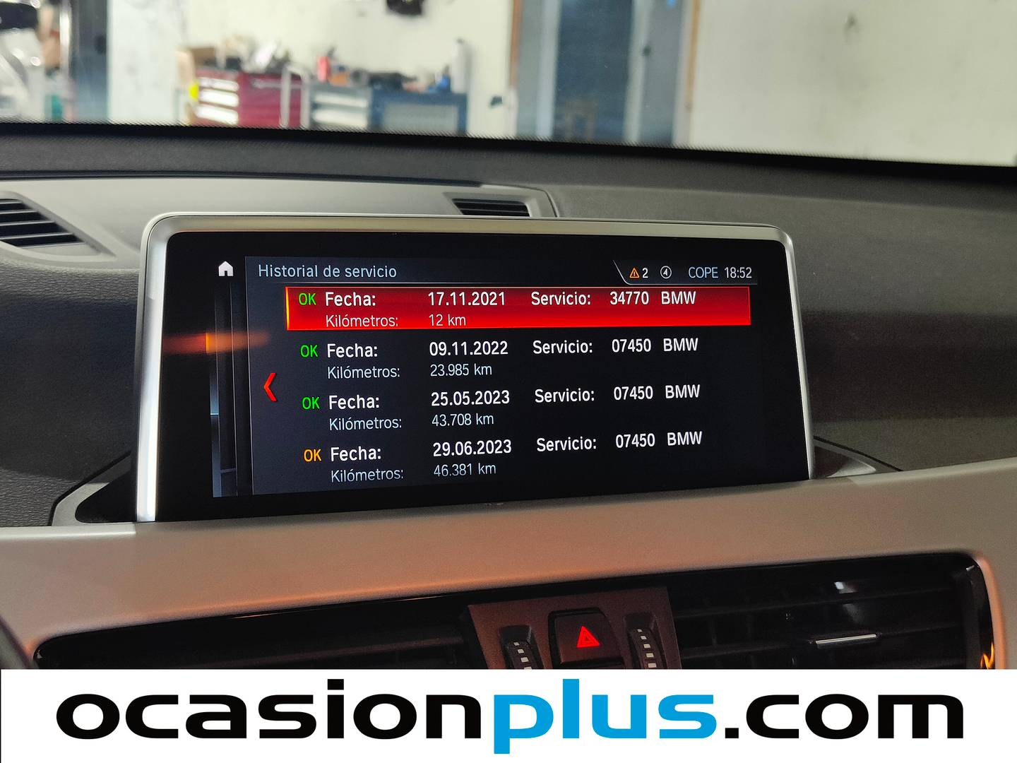 Foto del mantenimiento del BMW X1 BMW X1 sDrive16d (116 CV)
