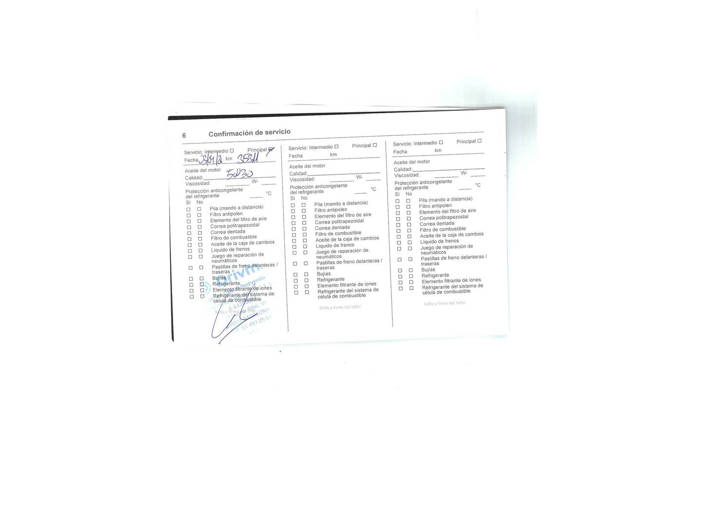 Foto del mantenimiento del Opel Crossland Opel Crossland 1.2 GS (110 CV)
