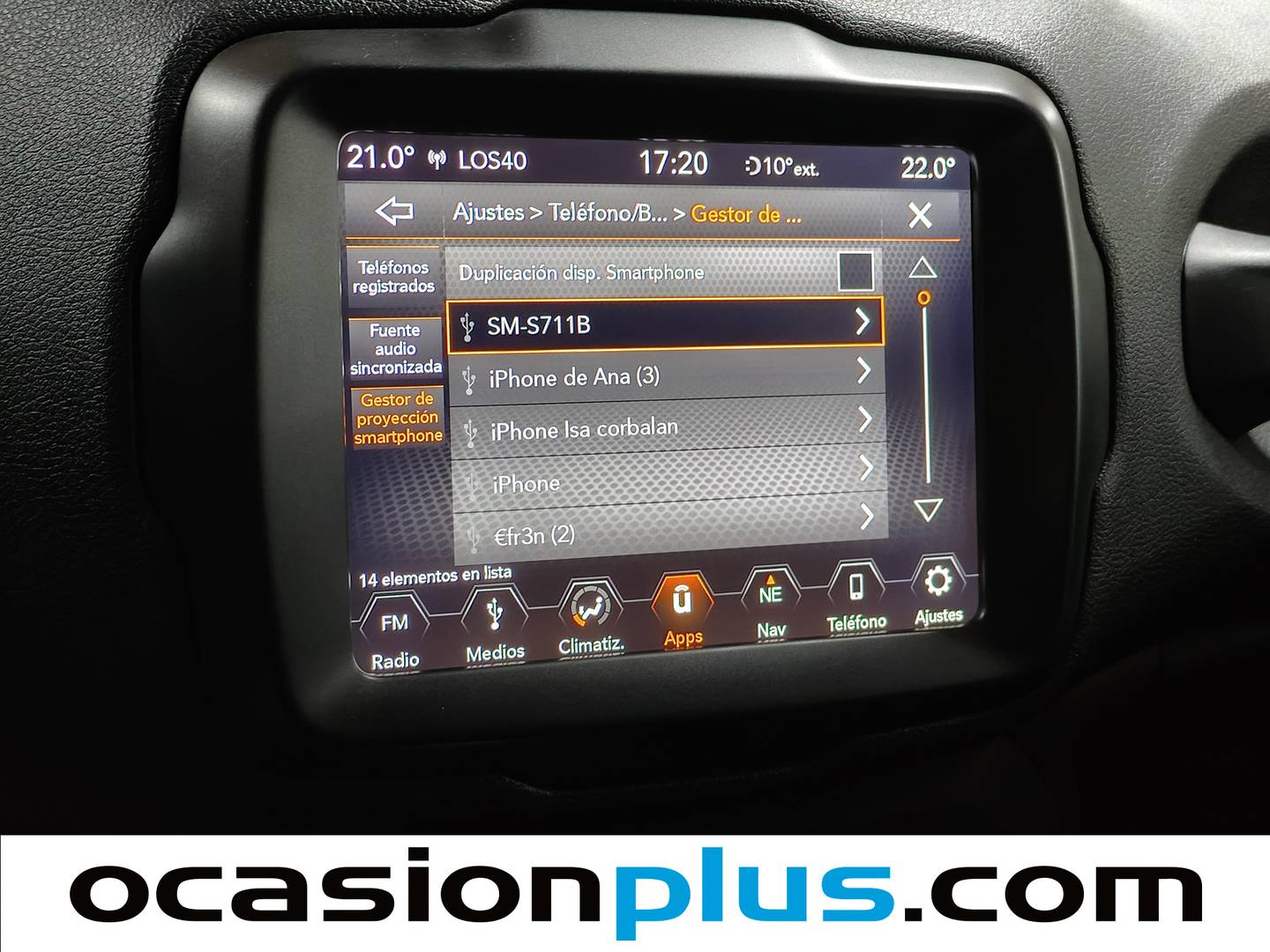 Equipamiento del Jeep Renegade Jeep Renegade 1.6 Multijet Limited 4x2 DDCT (120 CV)