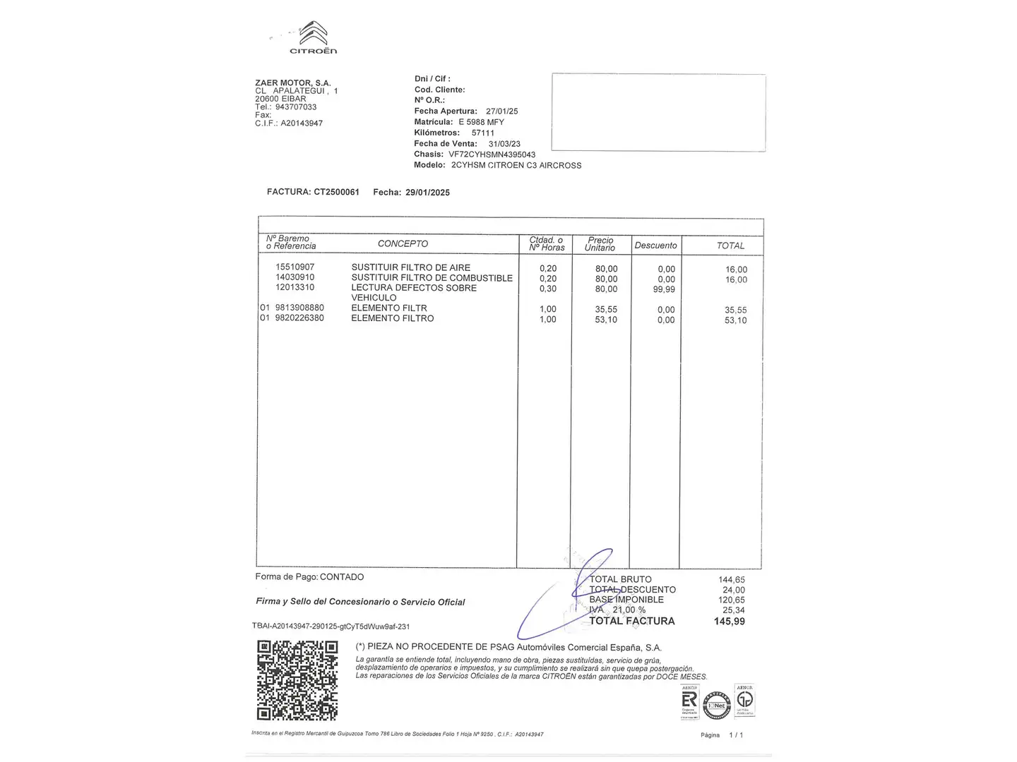 Foto Citroën C3 Aircross Citroen C3 Aircross BlueHDi 110 S&S C-Series (110 CV)