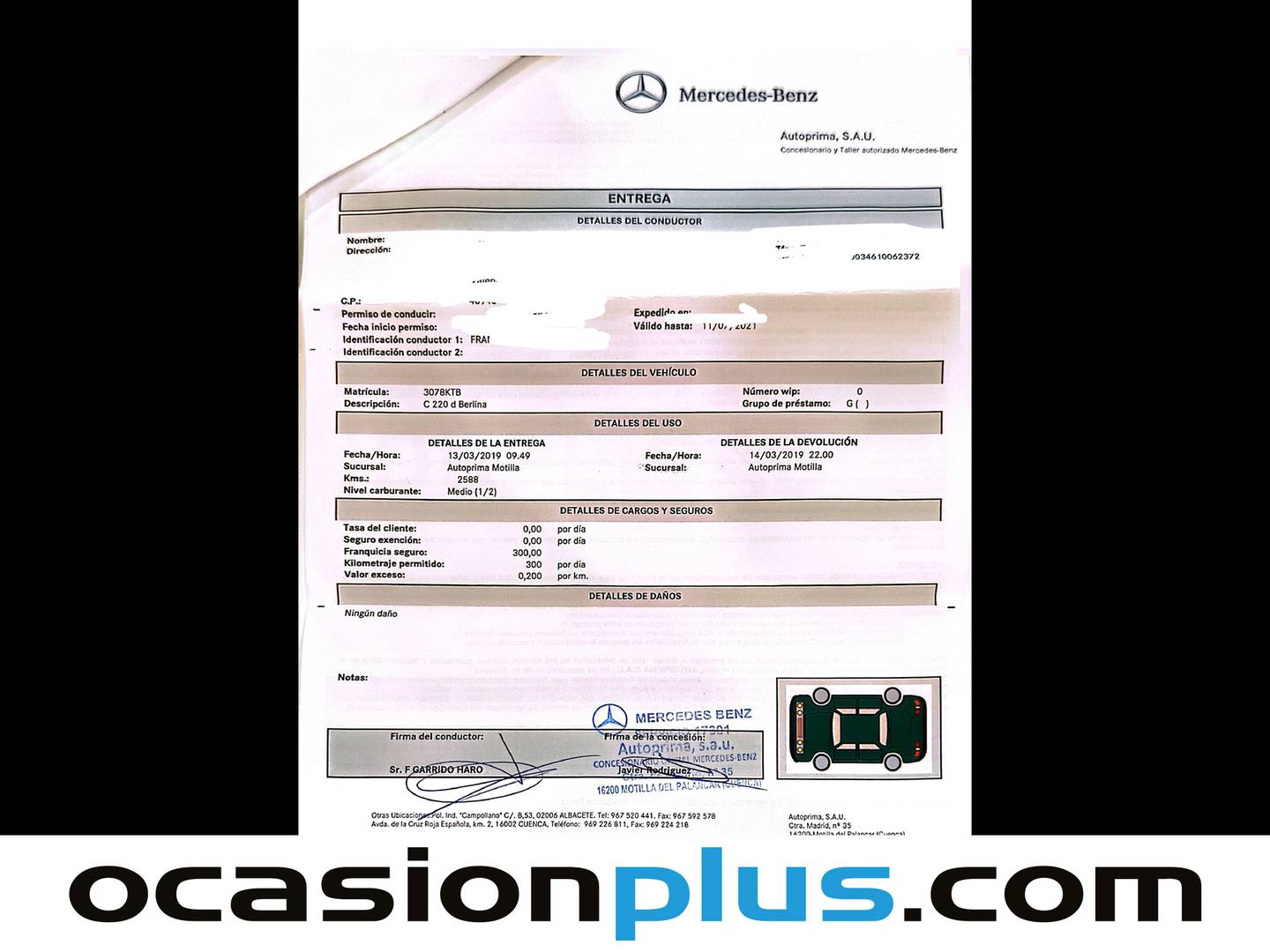 Foto del mantenimiento del Mercedes Clase C Mercedes Clase C 220 BlueTEC (170 CV)
