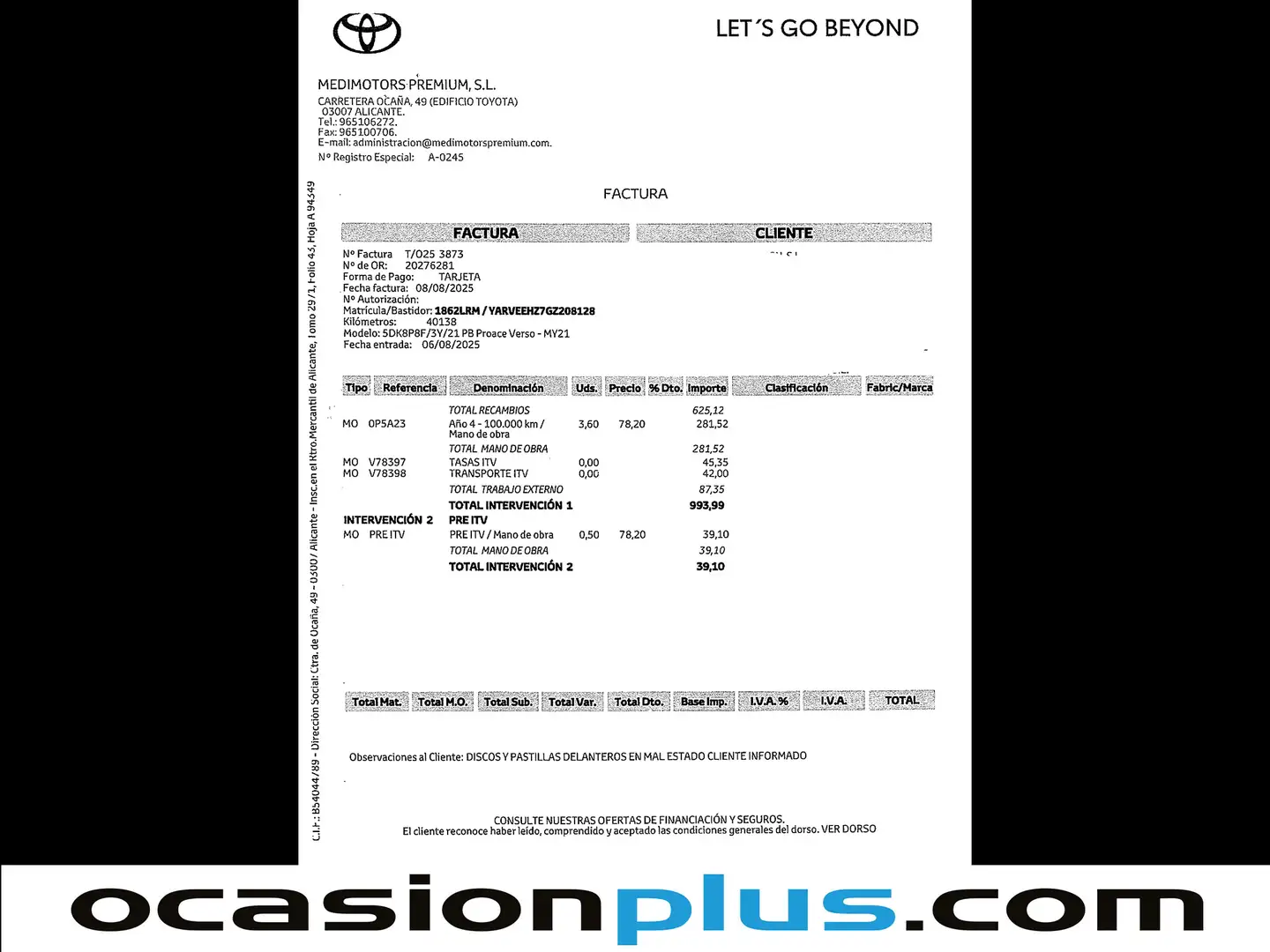 Foto Toyota Proace Verso Toyota Proace Verso 2.0D VIP L2 Auto (177 CV) 7 Plazas