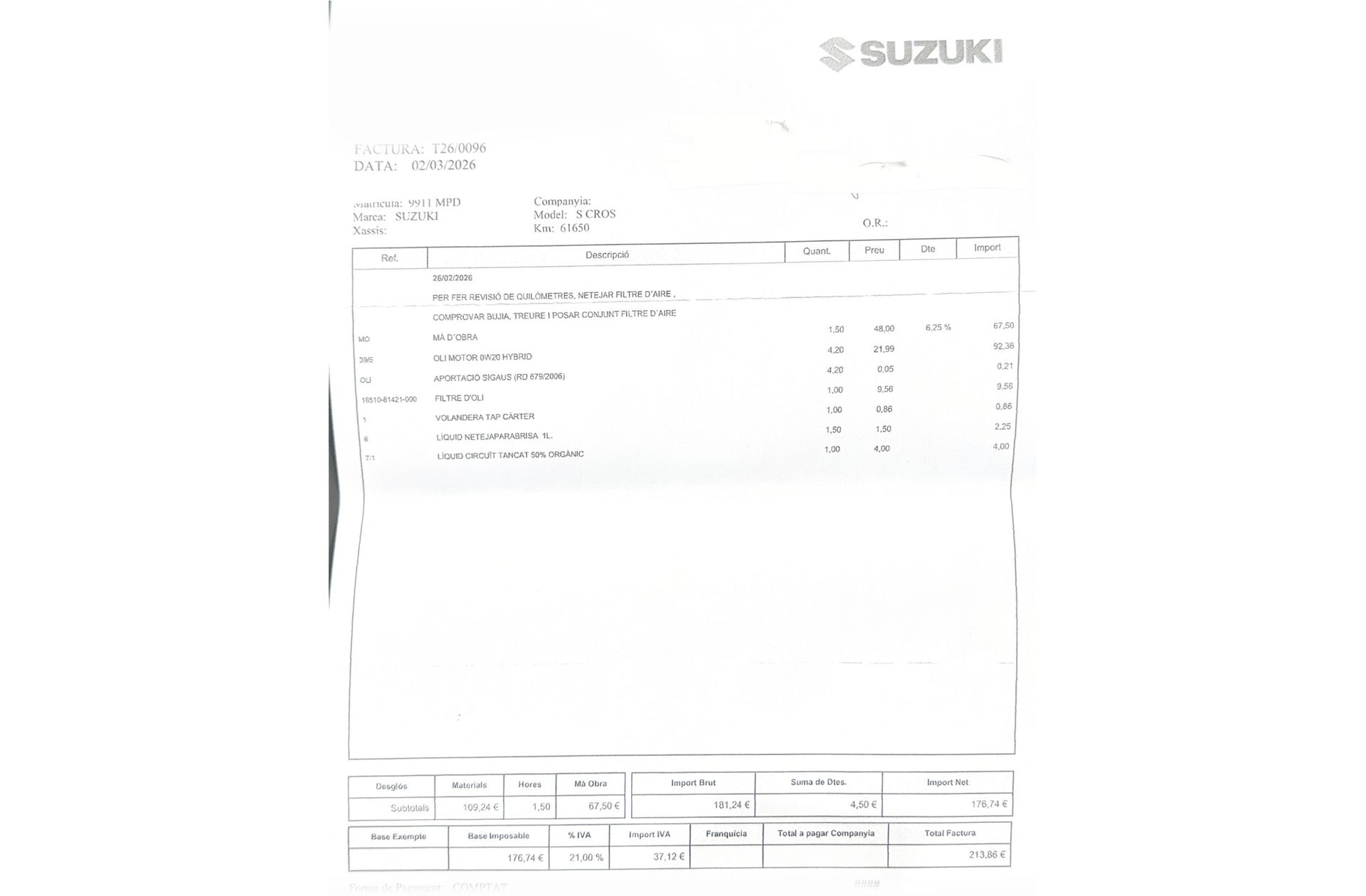 Suzuki S-Cross 1.4T Mild Hybrid S2 4WD - foto 16