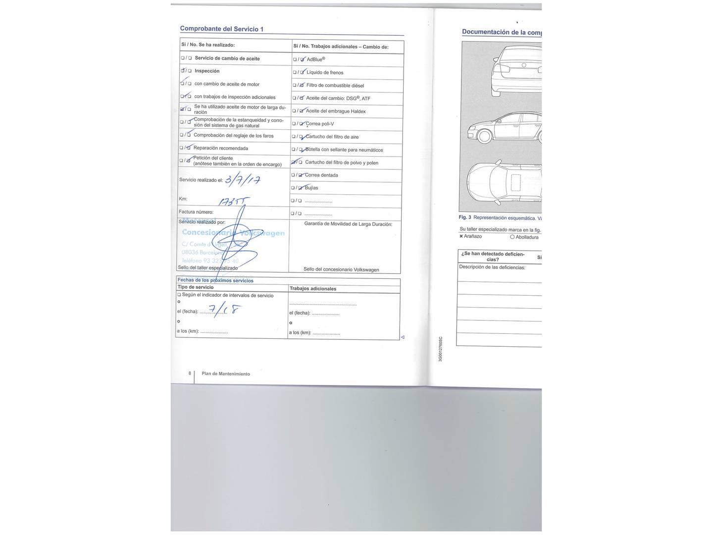 Foto del mantenimiento del Volkswagen Polo Volkswagen Polo Sport 1.2 TSI BMT (110 CV)