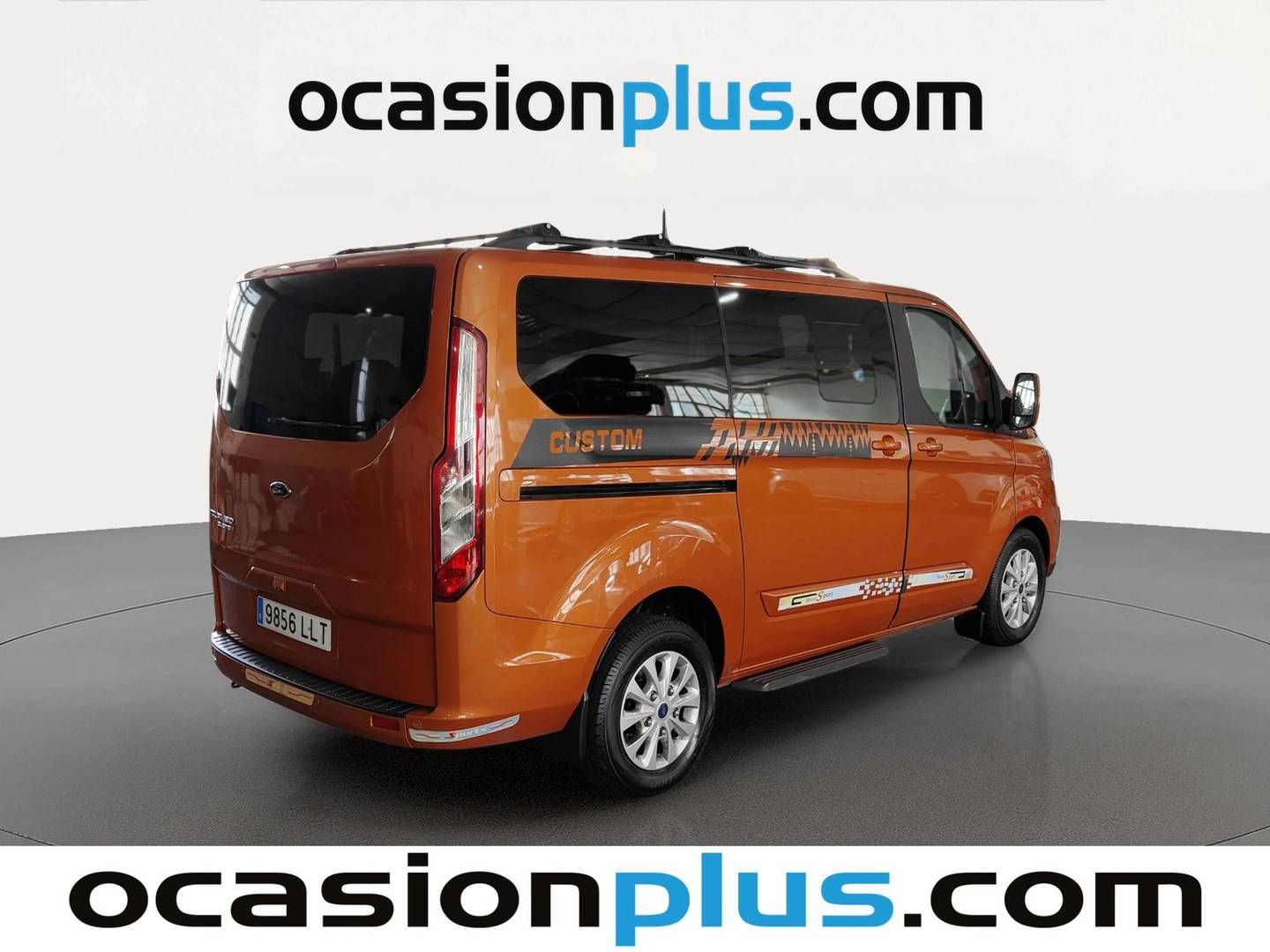 Foto trasera Ford Tourneo Custom Ford Tourneo Custom 2.0 Ecoblue L1 Titanium Auto (130 CV) 9 Plazas derecha
