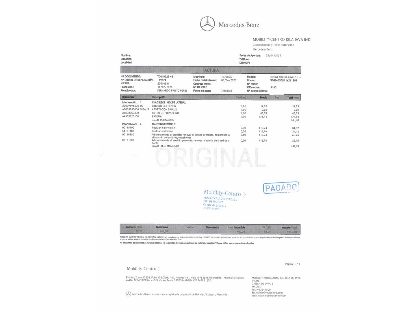 Foto Smart forfour Smart ForFour EQ (82 CV)