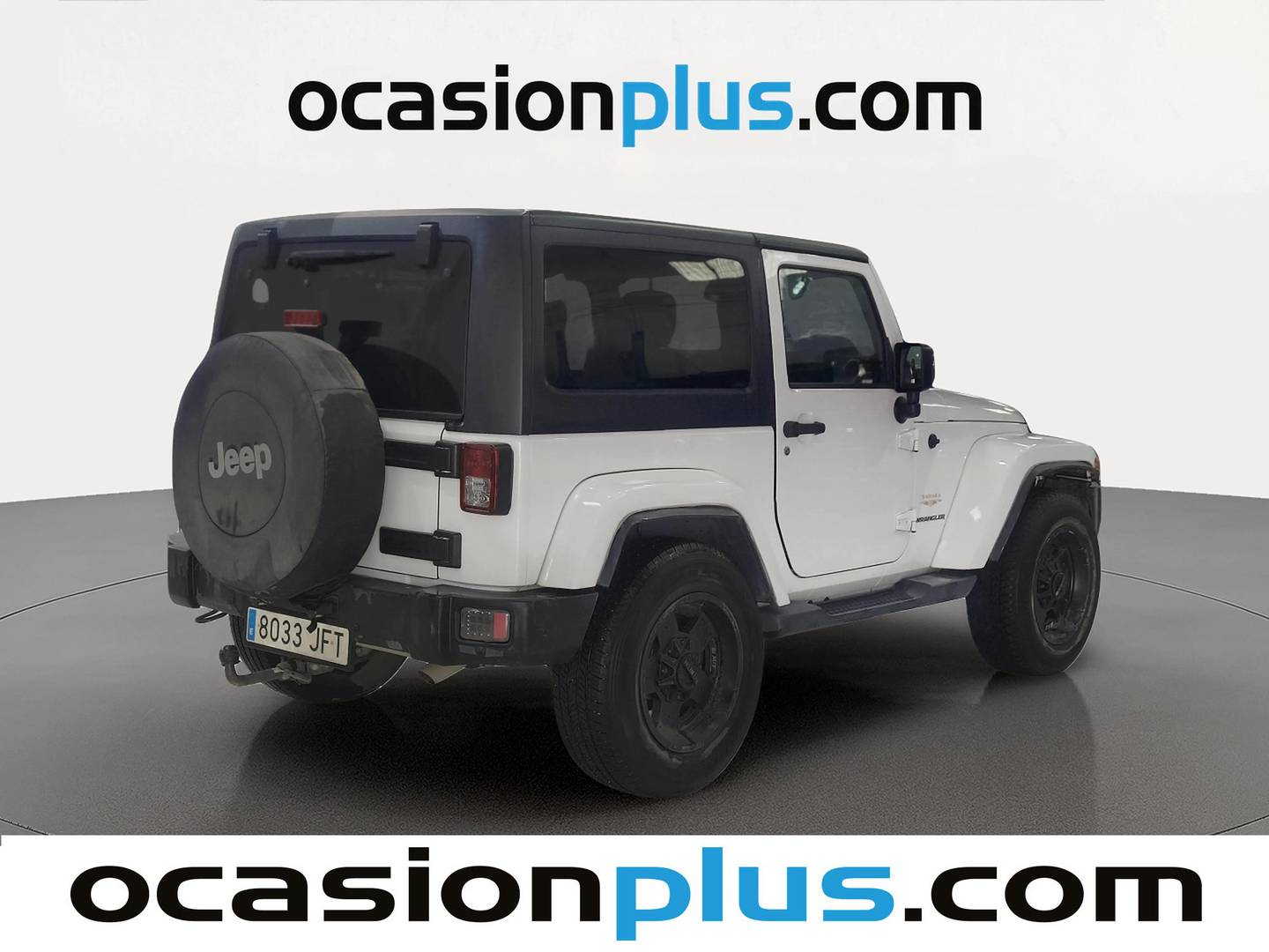 Foto trasera Jeep Wrangler Jeep Wrangler 2.8 CRD Sahara (200 CV) derecha
