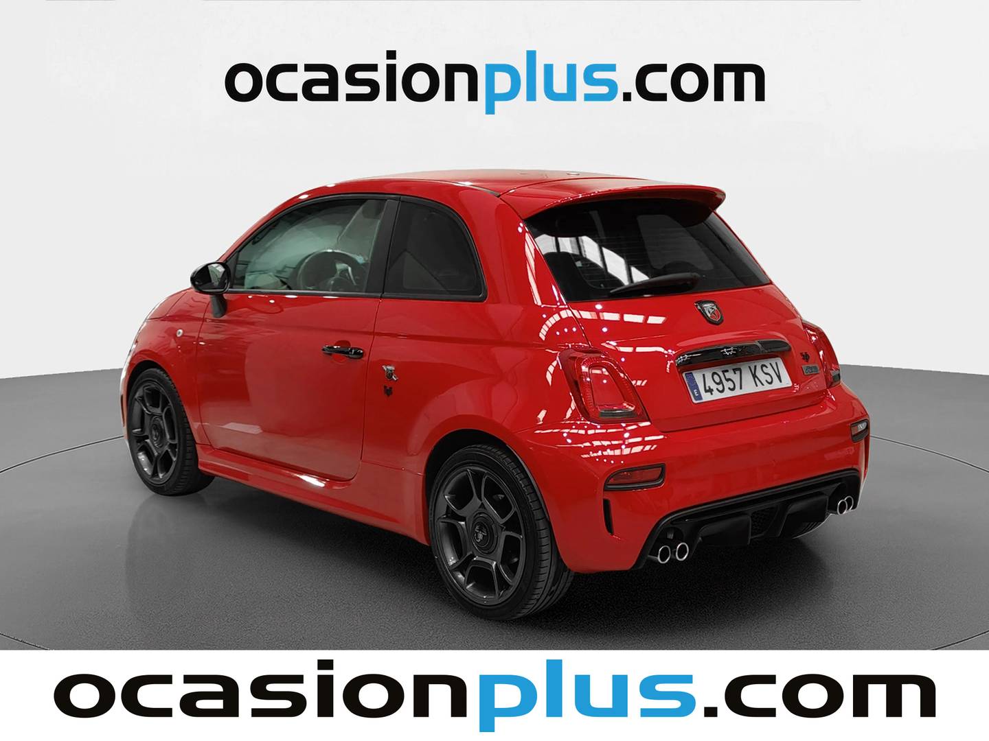 Foto trasera Abarth 500 Abarth 500 1.4 16v T-Jet 595 Pista (160 CV) izquierda
