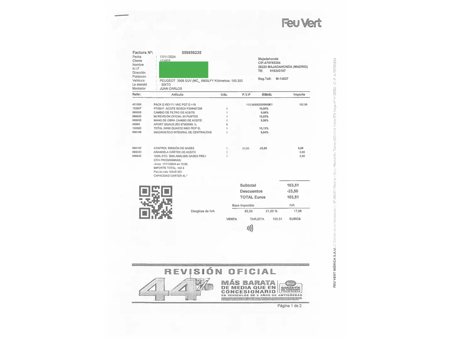 Foto Peugeot 3008 Peugeot 3008 BlueHDI 130 S&S GT Line EAT8 (130 CV)