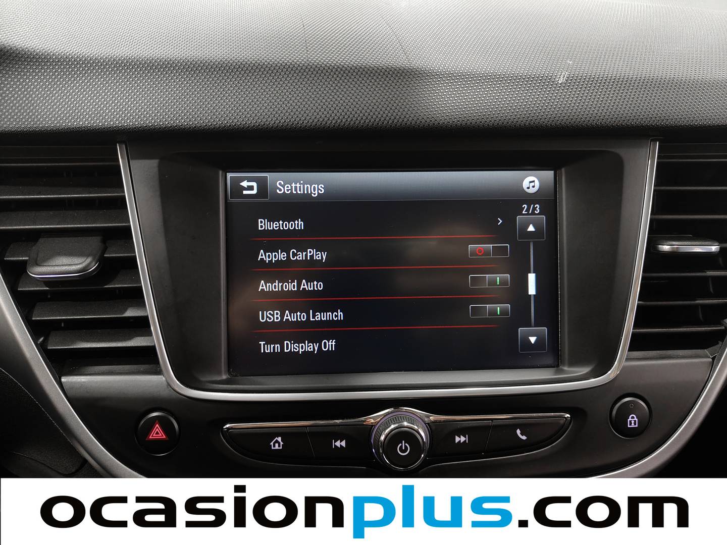 Extras y acabados del Opel Crossland X Opel Crossland X 1.2 Selective  (81 CV)