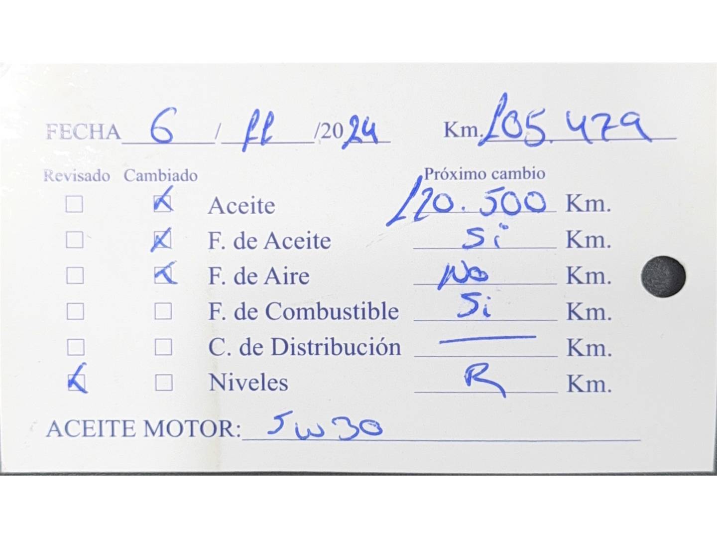 Foto del mantenimiento del Audi Q2 Audi Q2 Advanced 30 TDI (116 CV) S tronic