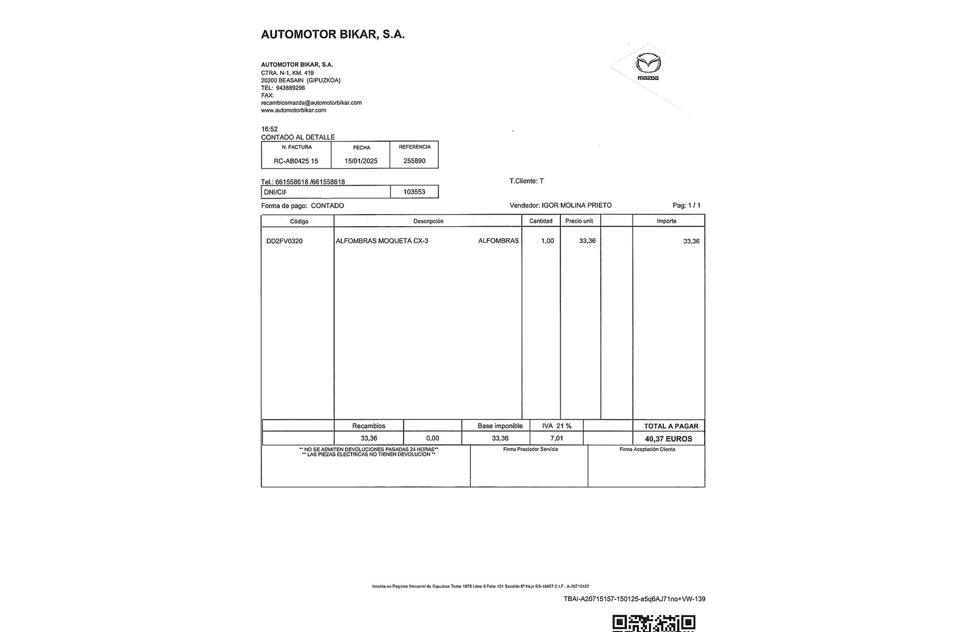 Mazda CX-3 2.0 Skyactiv GE Style+ Nav 2WD - foto 19