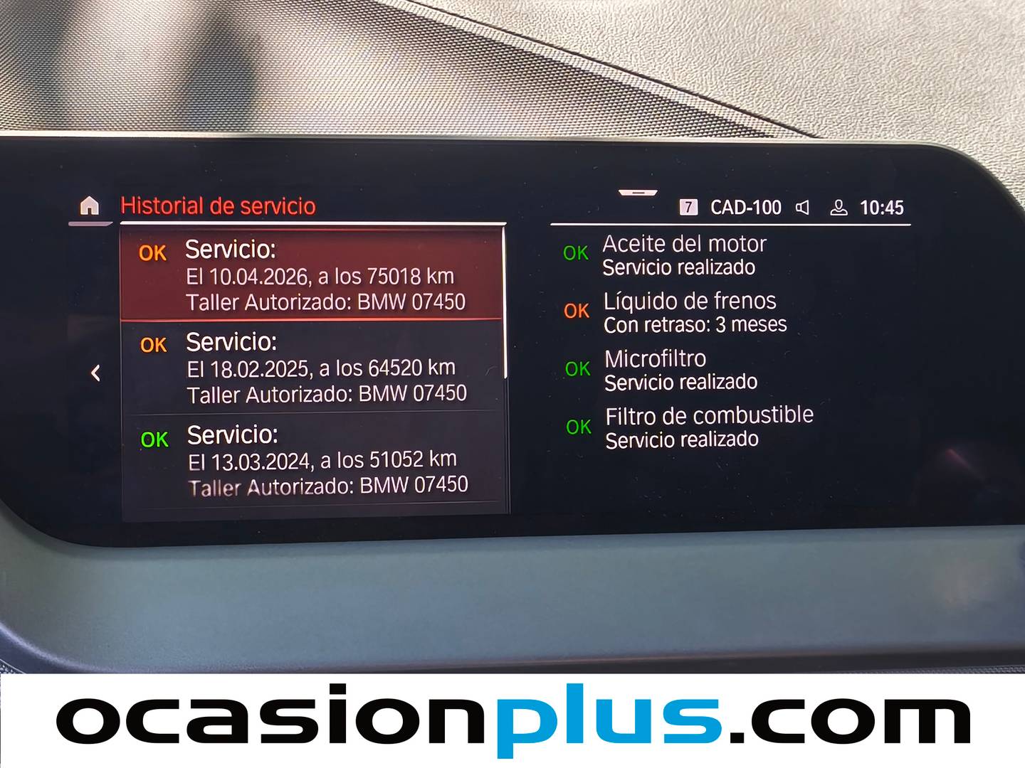 Foto del mantenimiento del BMW Serie 1 BMW Serie 1 118d (150 CV)