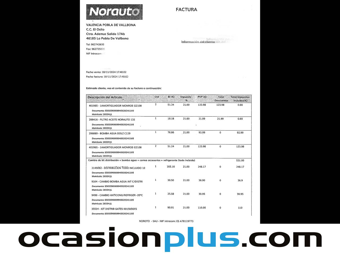 Foto del mantenimiento del Citroën C3 Picasso Citroen C3 Picasso 1.6 HDI Attraction (92 CV)