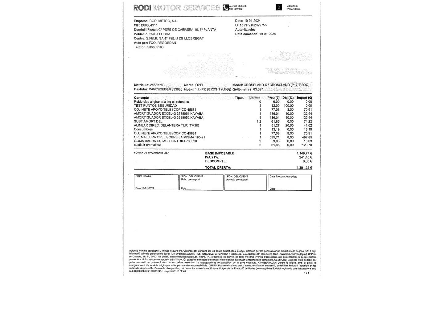 Foto Opel Crossland X Opel Crossland X 1.2 Turbo Innovation  (130 CV)