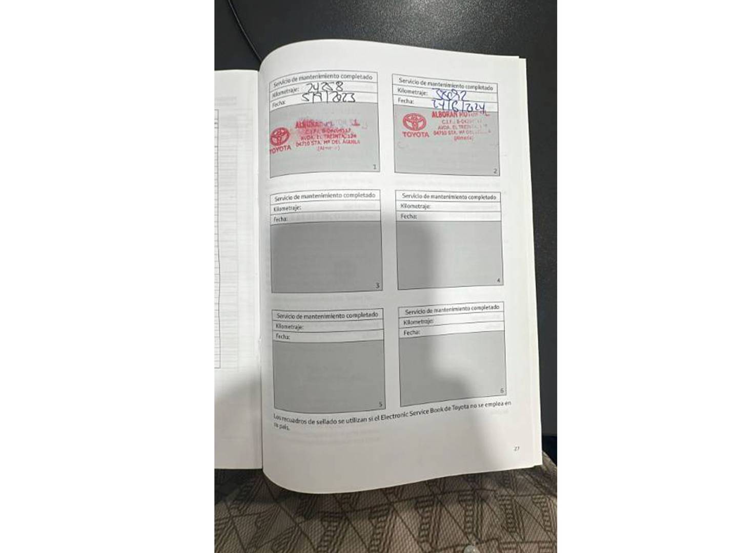 Foto del mantenimiento del Toyota Proace City Verso Toyota Proace City Verso 1.5D Family Active L1 (131 CV)