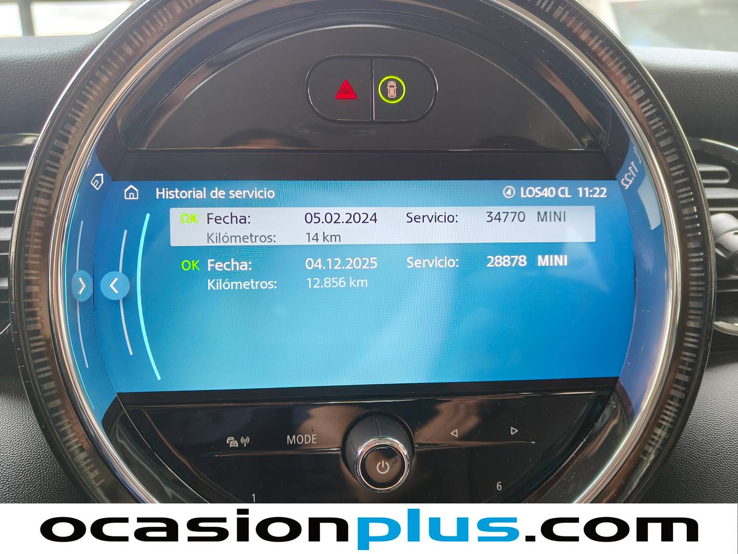 Foto del mantenimiento del Mini MINI Mini MINI Cooper 5 Puertas 5 Puertas (136 CV)