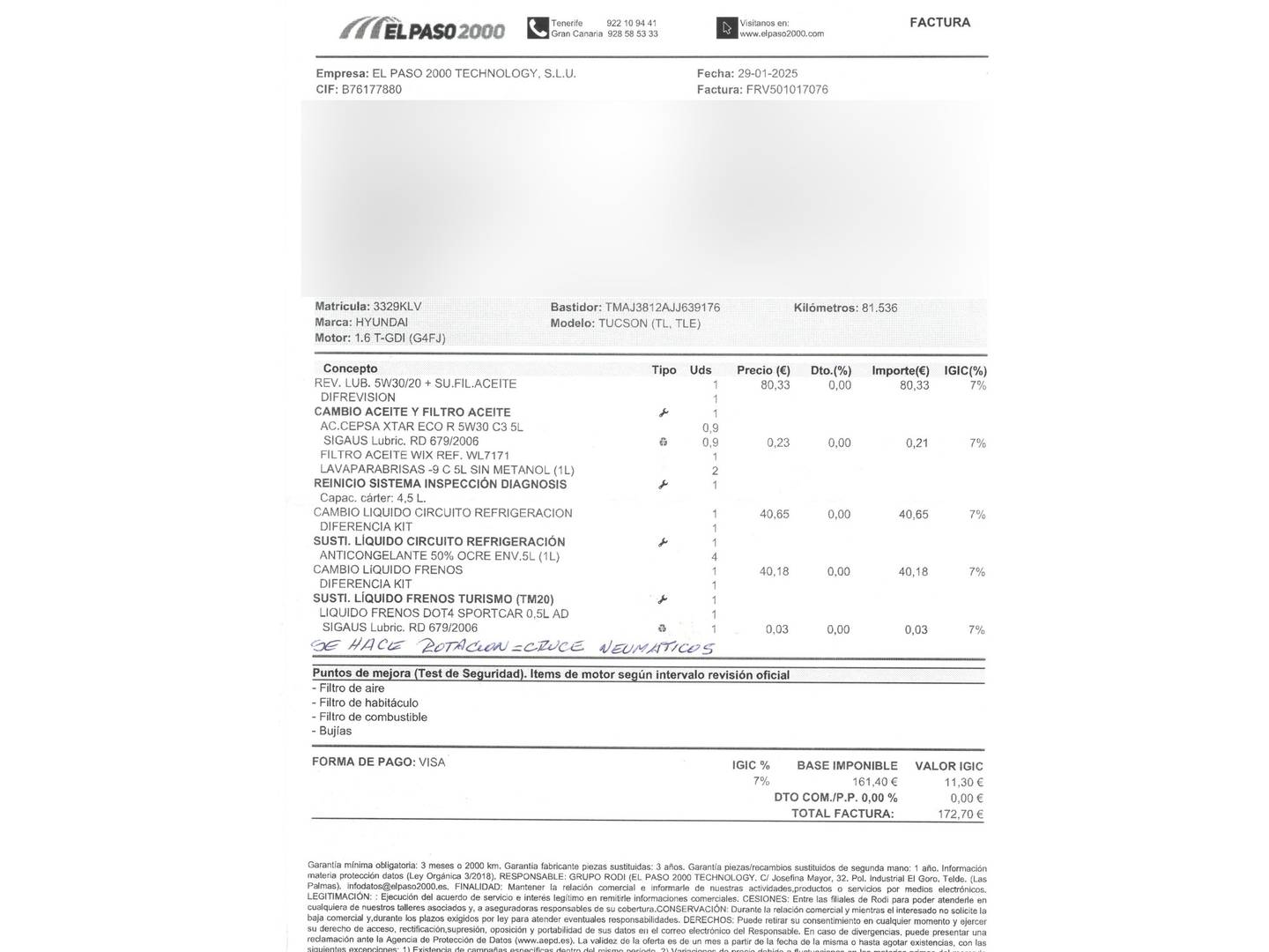 Foto Hyundai Tucson Hyundai Tucson 1.6 TGDI Klass  4x2 (177 CV)